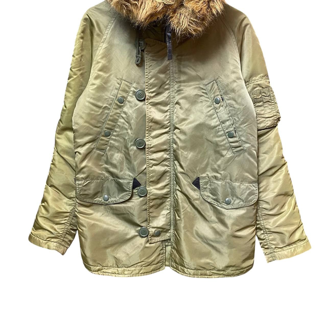 Alpha Industries × Vintage VINTAGE ALPHA INDUSTRIES SUNFADED HOODIE BOMBER MILITARY Size US S / EU 44-46 / 1 - 8 Thumbnail