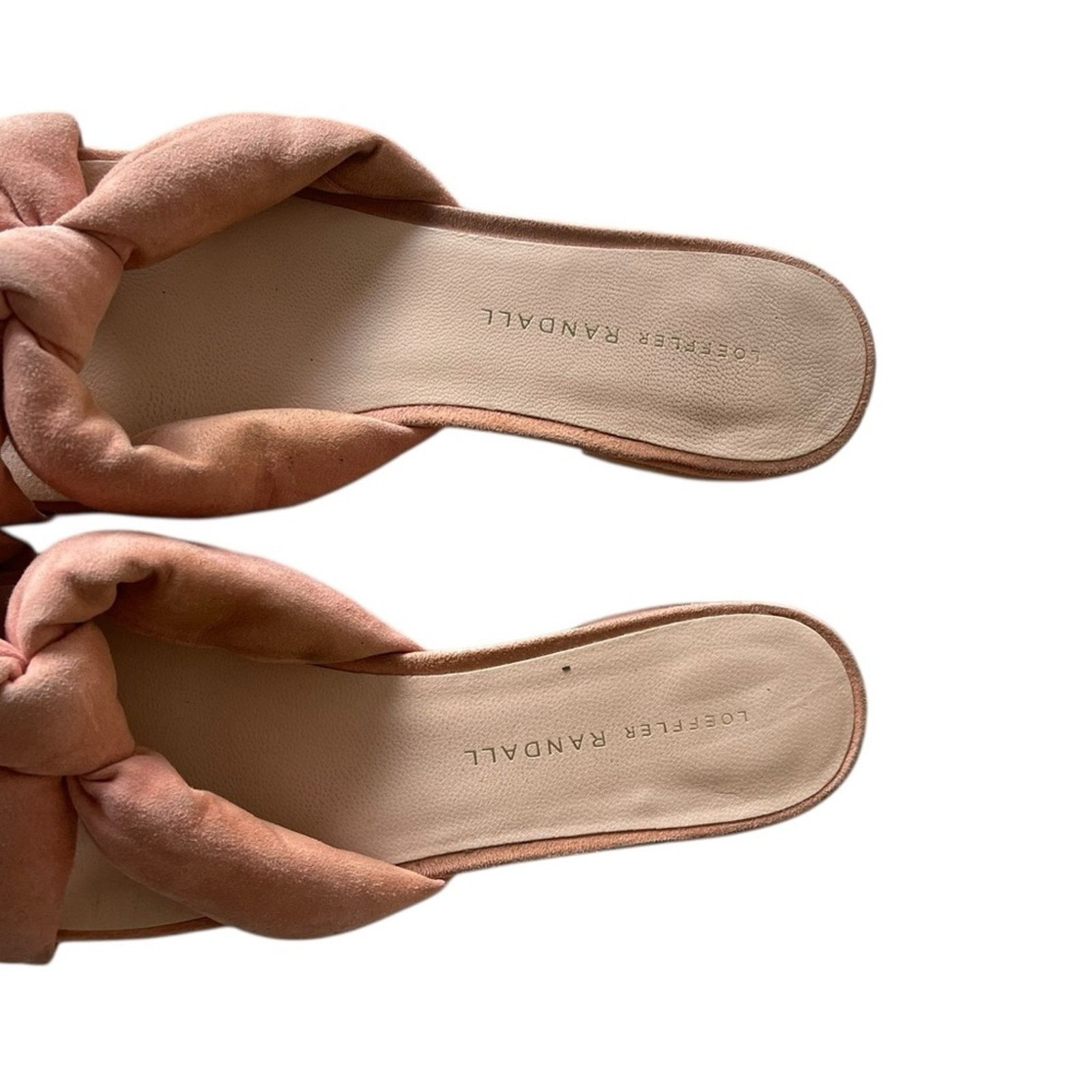 Loeffler Randall LOEFFLER RANDELL ELSIE SUEDE KNOTTED SANDALS SIZE :8.5 Size US 8.5 / IT 38.5 - 3 Thumbnail