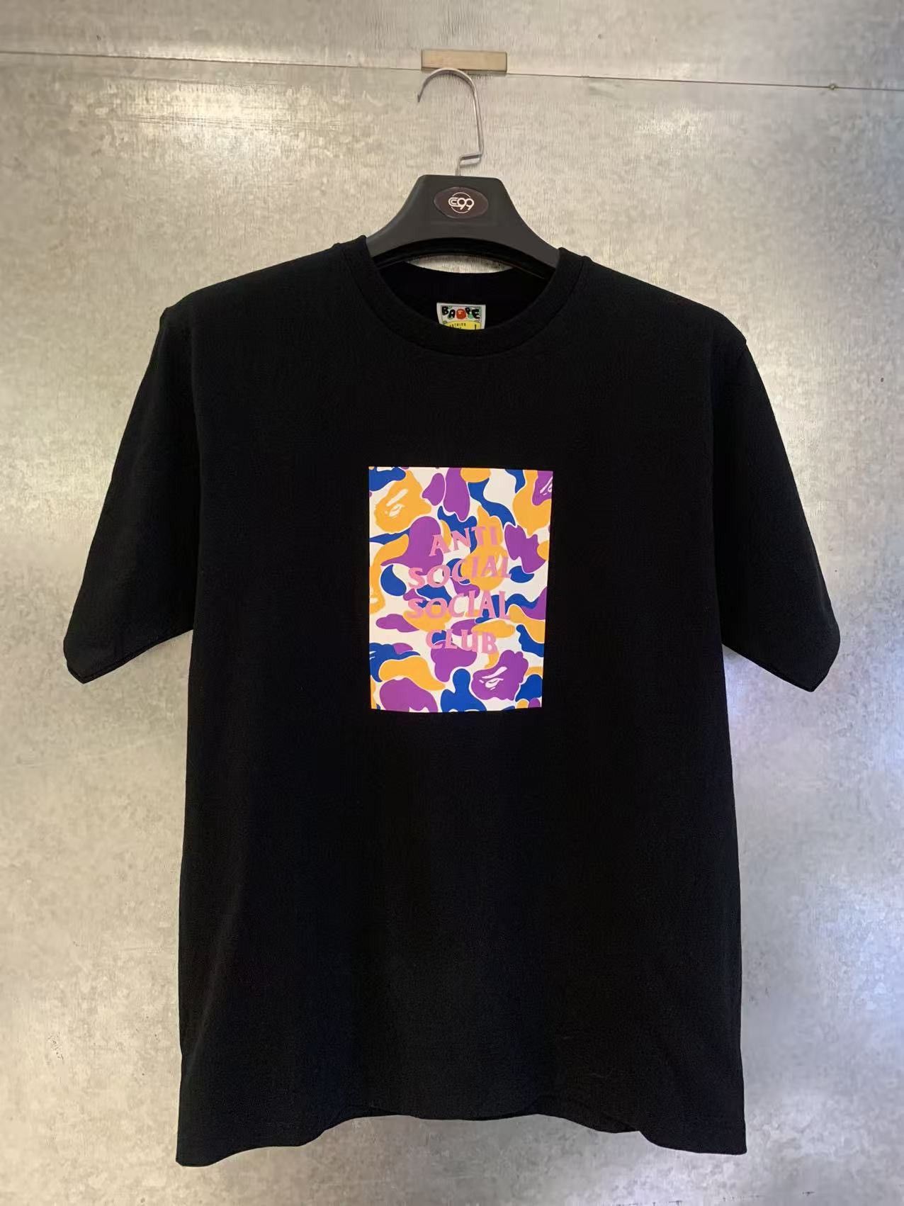 Anti Social Social Club × Bape Og collab tee assc Size US XL / EU 56 / 4 - 1 Preview