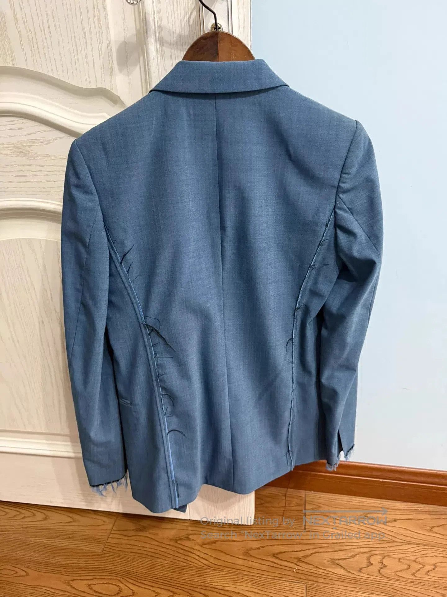 Y's Blue Single-Breasted Blazer - Size M. Size US M / EU 48-50 / 2 - 4 Thumbnail