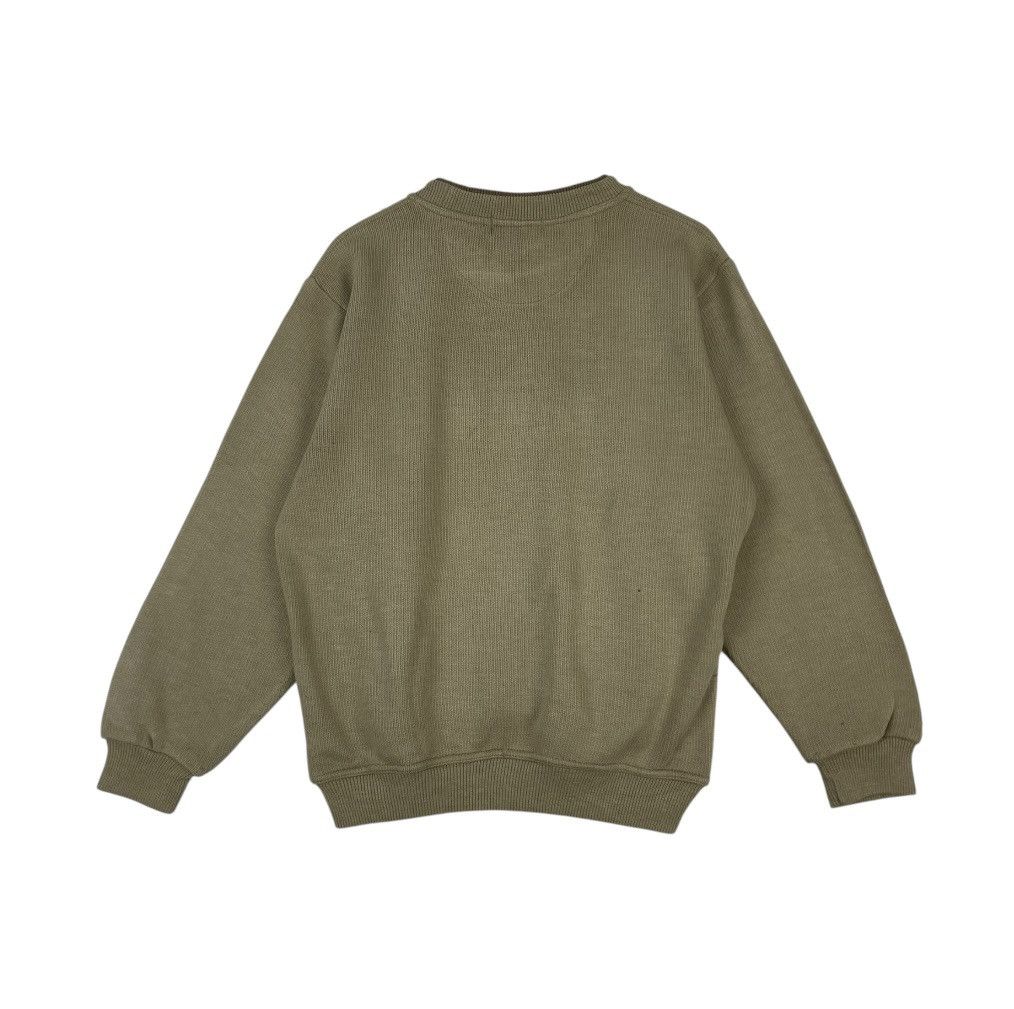 Designer × Vintage vintage Hoodie/sweater Claudio Valentino Big Logo Size US L / EU 52-54 / 3 - 4 Thumbnail