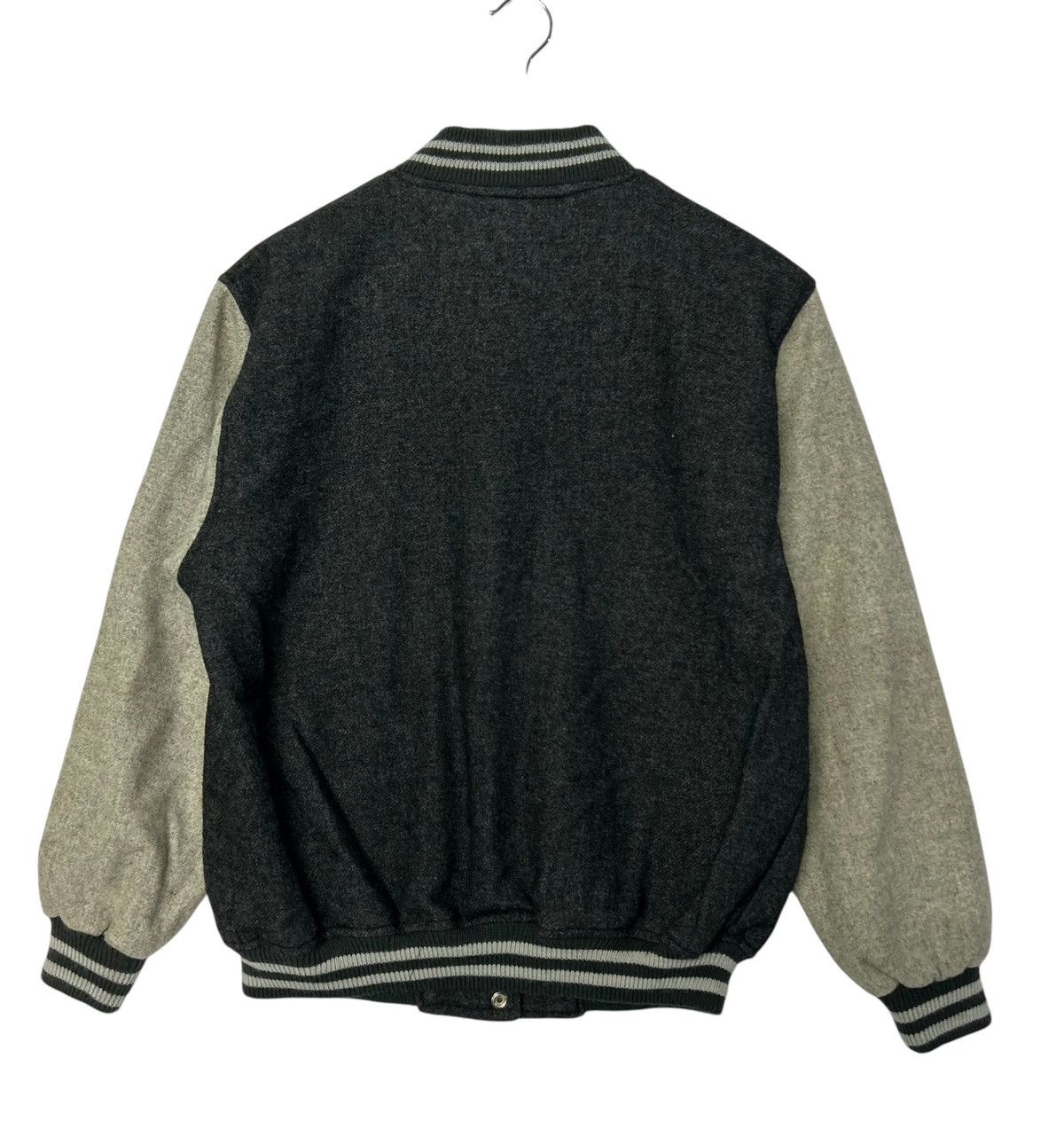 Vintage 🔥 VINTAGE WORDS WORTH Wool Varsity Jacket Size US L / EU 52-54 / 3 - 2 Thumbnail