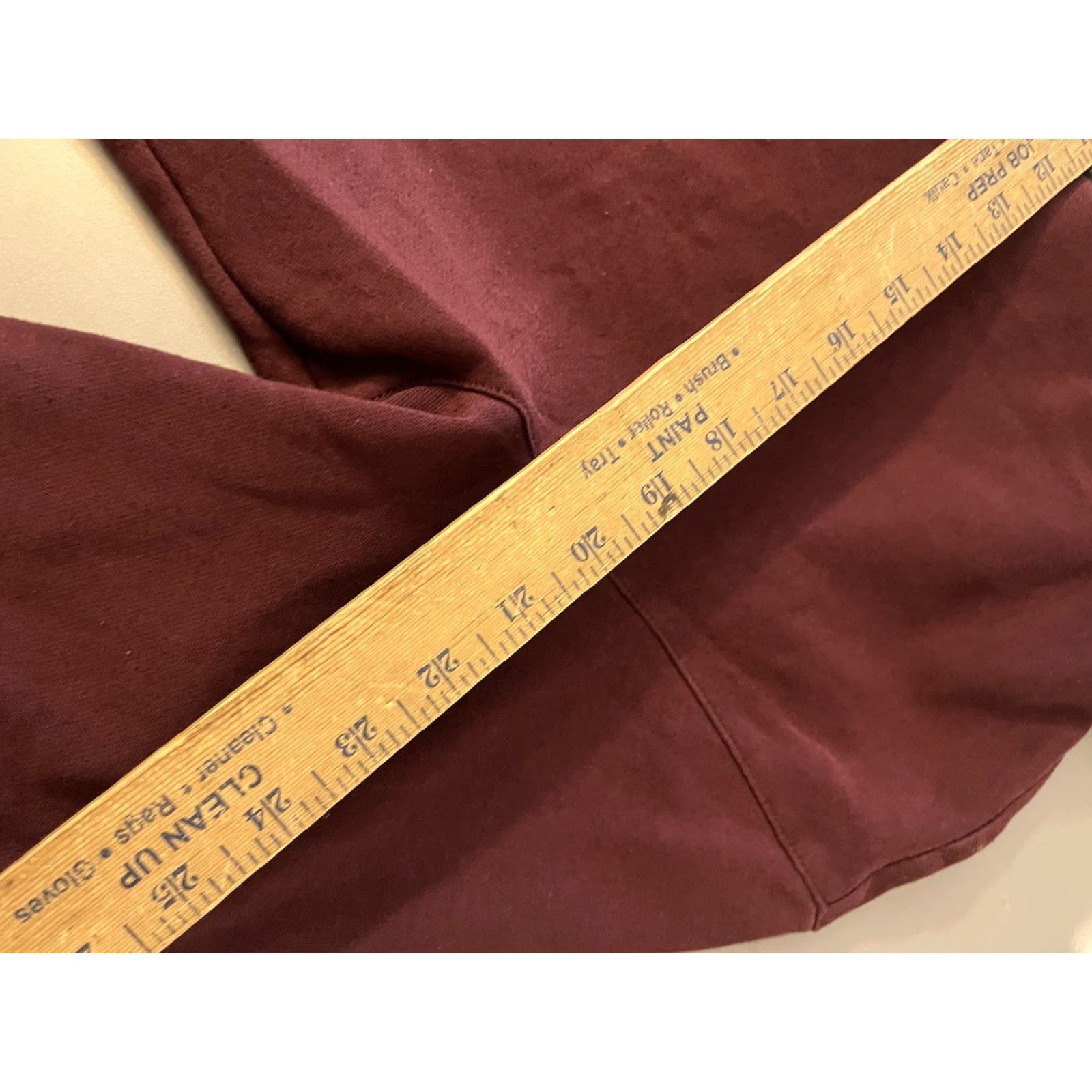 Nautica Nautica Sweater Pullover Adult M Burgundy Solid 1/4 Zip Mens Cotton Blend Size US M / EU 48-50 / 2 - 5 Thumbnail