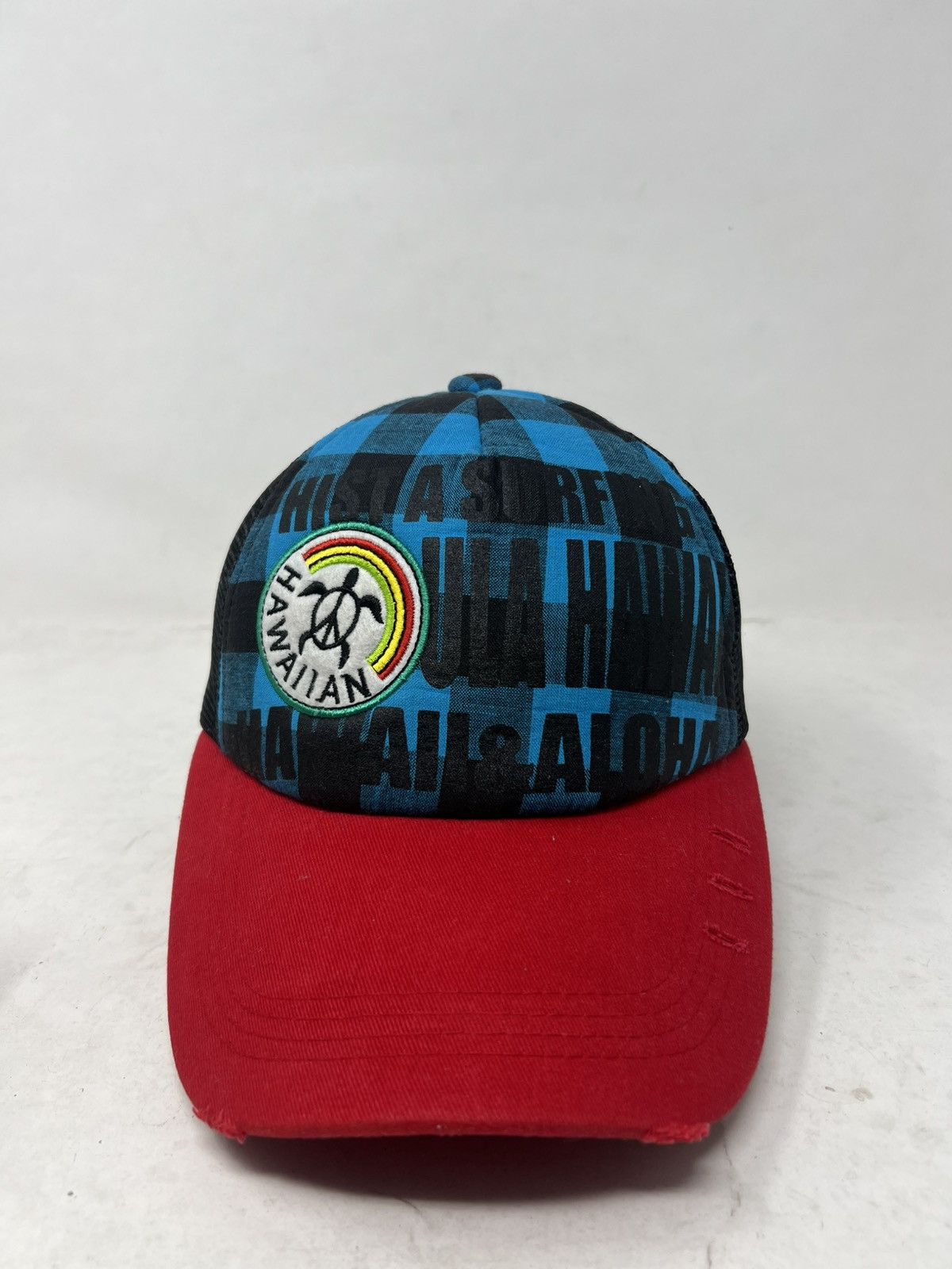 If Six Was Nine Distressed Haluhawaii Trucker Hat Size ONE SIZE - 1 Thumbnail