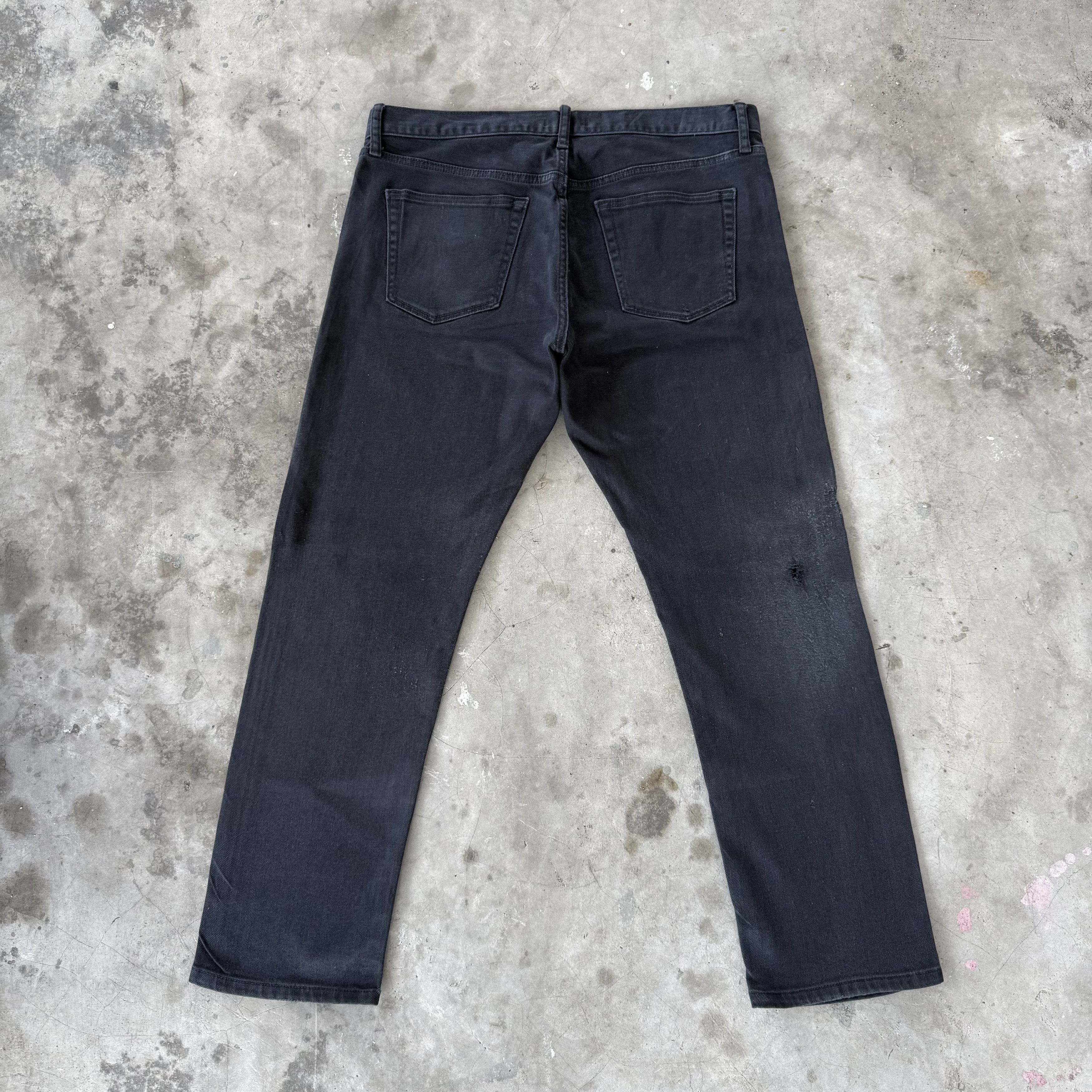 Jean W36x28 Vintage Selvedge Denim Black Jean Size US 36 / EU 52 - 9 Thumbnail