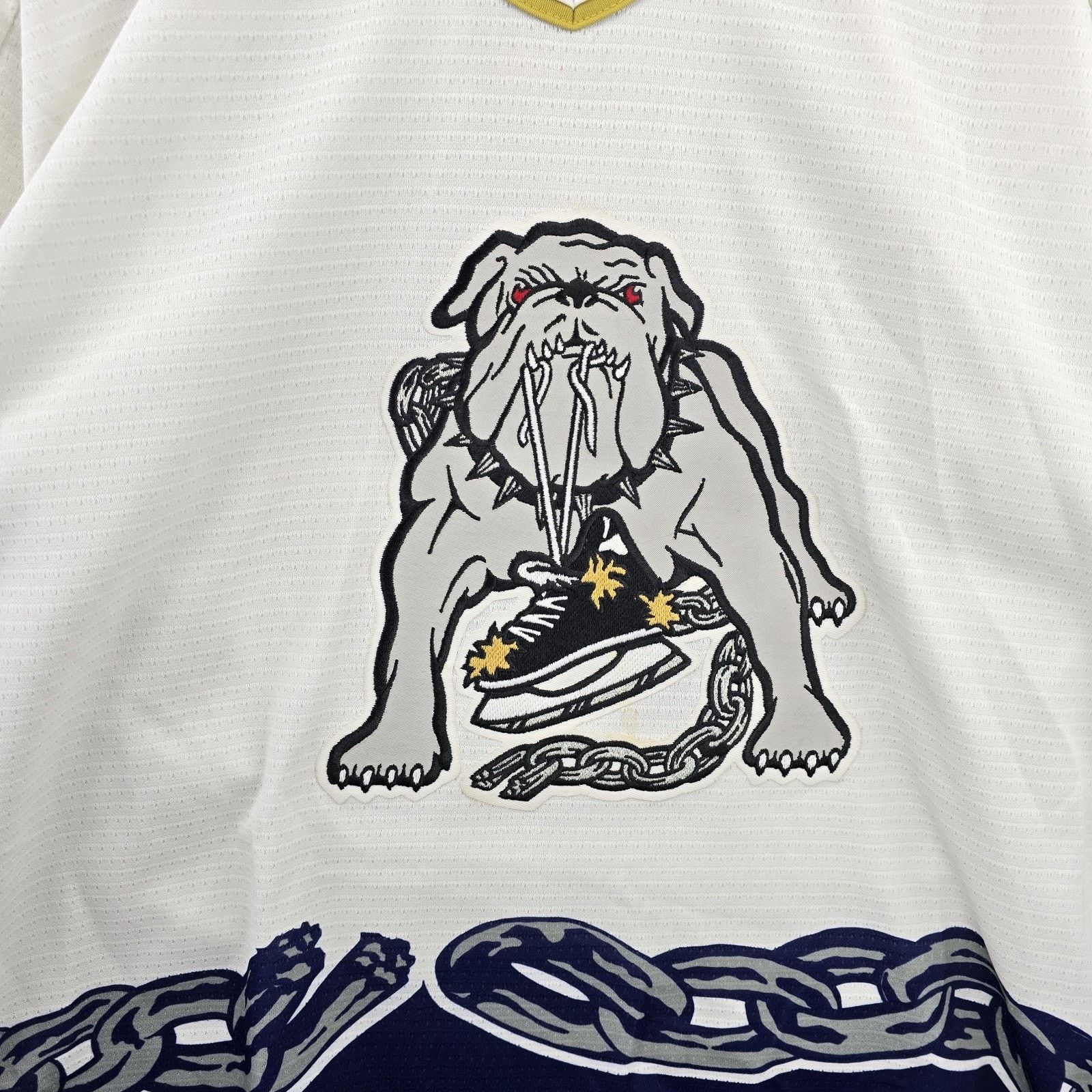 Other Vintage Long Beach Ice Dogs Hockey Jersey Medium Autographed Size US M / EU 48-50 / 2 - 3 Thumbnail