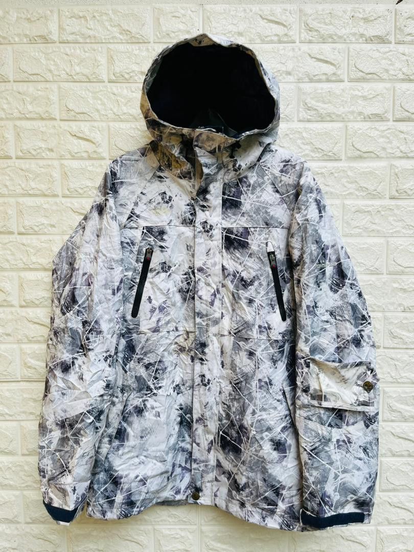 image of Vintage Pontapes Snow Culture Designer Fashion Style Jacket in Black/White, Men's (Size Large)