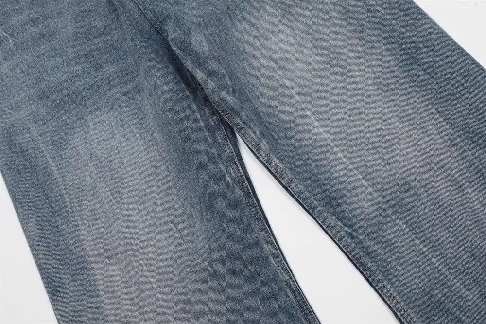 Japanese Brand × Jean Men's oversize vintage washed distressed wide-leg jeans Size US 32 / EU 48 - 6 Thumbnail