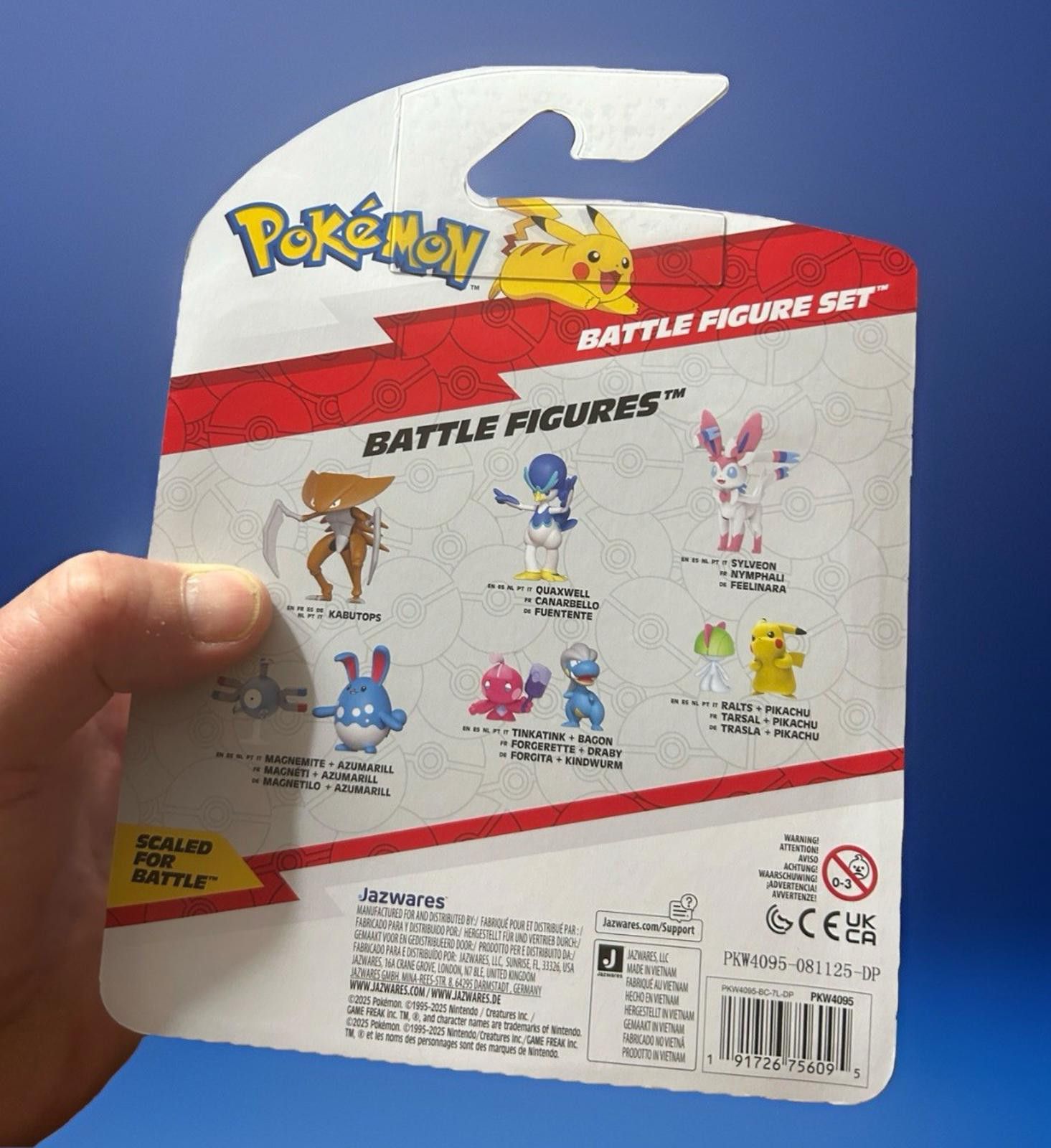 Other Pokemon Battle 3 Figure Set Pikachu, Galarian Ponyta & Gible Size ONE SIZE - 3 Thumbnail