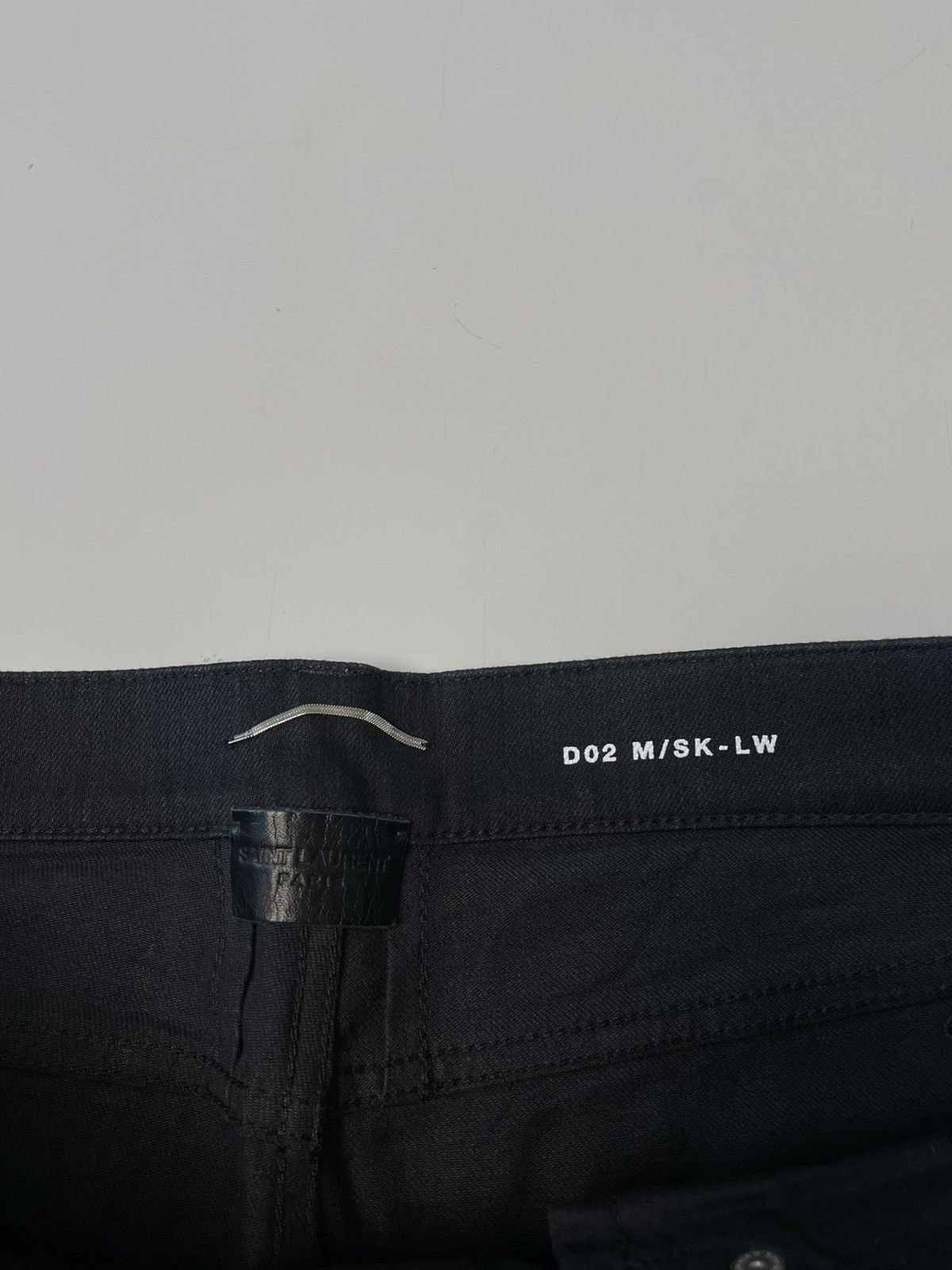 Saint Laurent Paris Saint Laurent Paris D02 Biker Denim Jeans Size US 33 - 3 Thumbnail