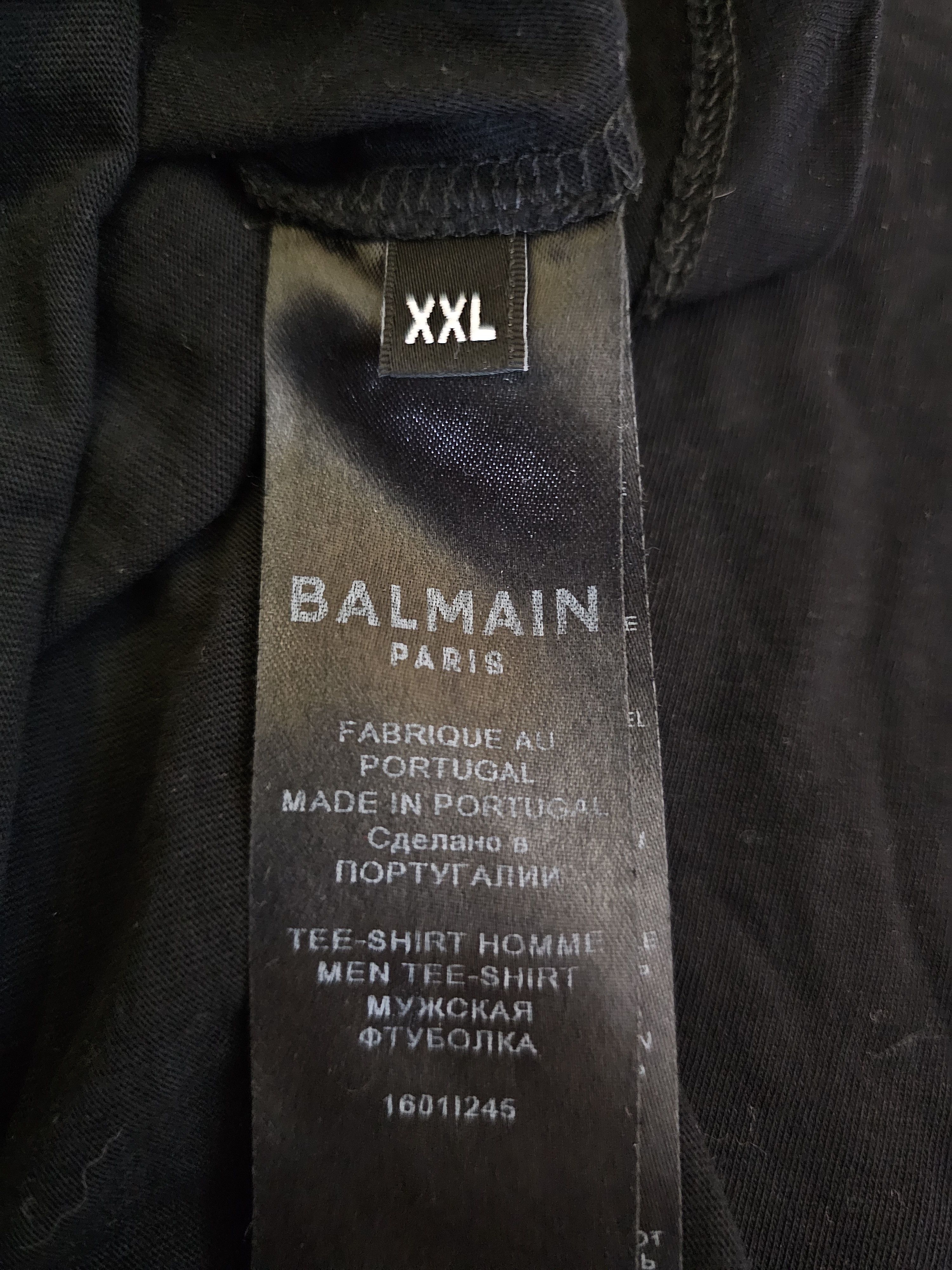 Balmain Balmain men's t-shirts size XXL Size US XL / EU 56 / 4 - 5 Thumbnail