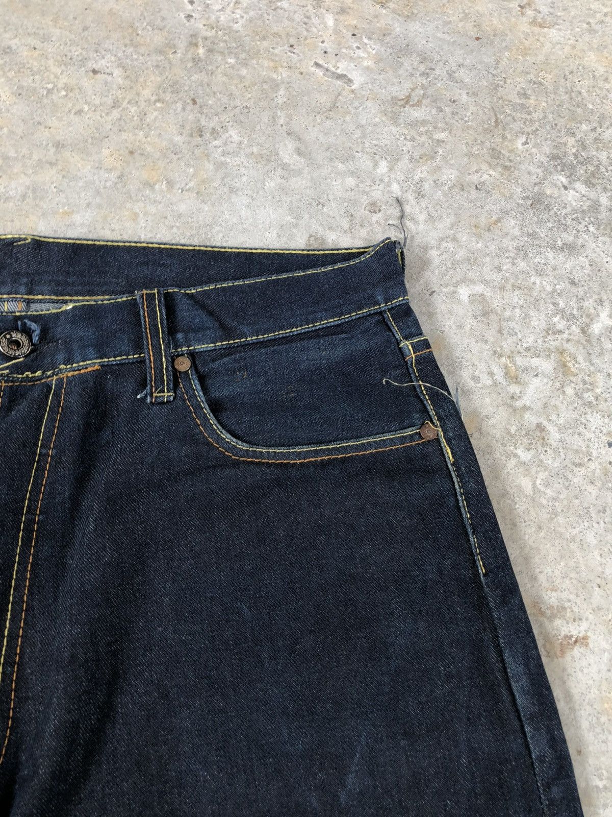 RMC Jeans Red Monkey Company Embroidered Jeans Selvedge Denim Size US 36 / EU 52 - 14 Thumbnail