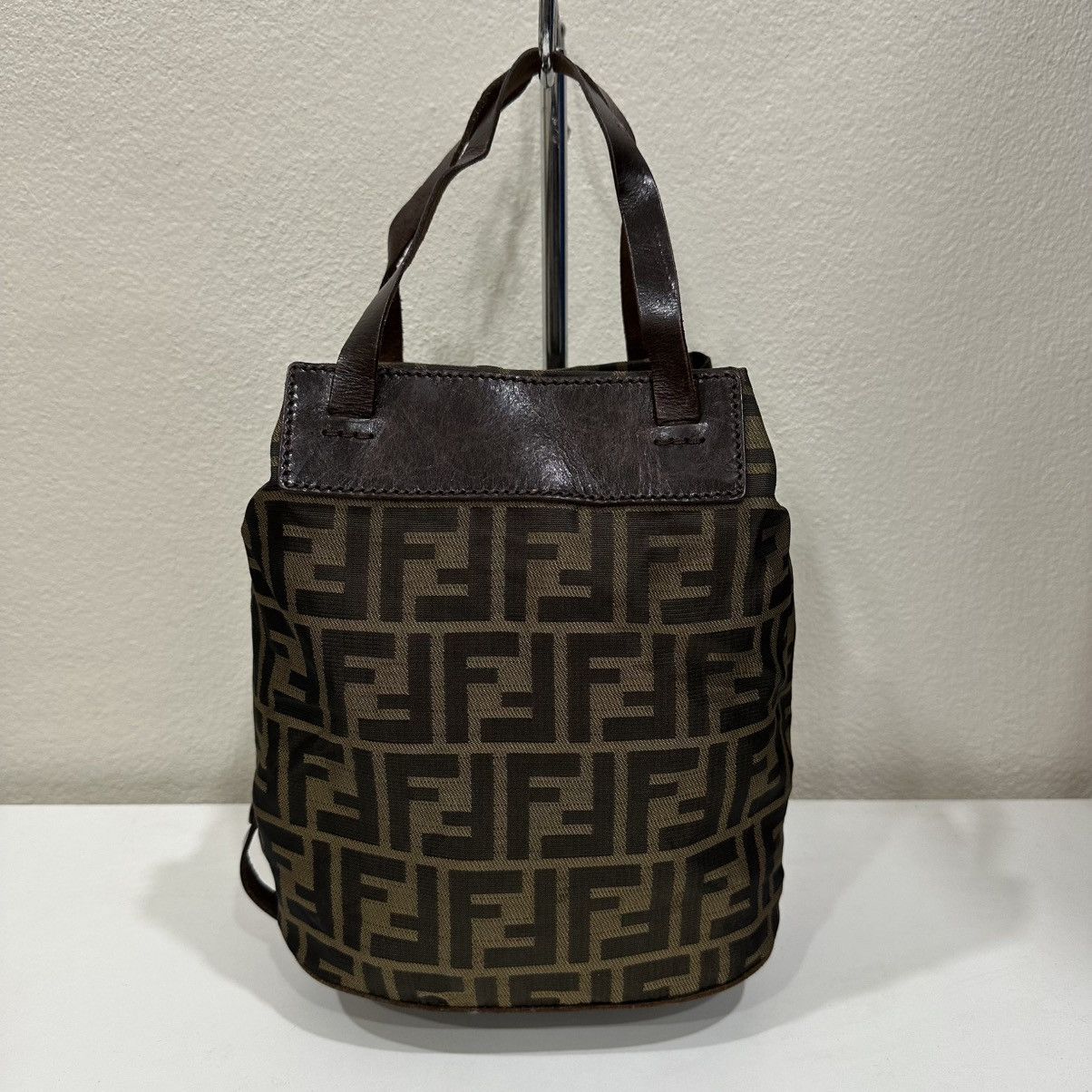 Fendi ‼️YES‼️ VINTAGE FENDI ZUCCA FF FOLDABLE MINI BAG Size ONE SIZE - 3 Thumbnail
