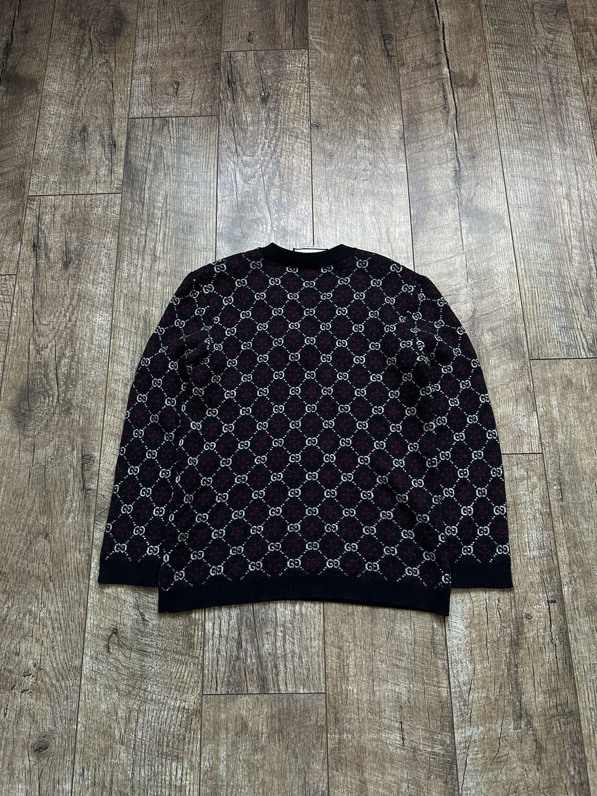 Gucci Gucci GG Knit Monogram Sweater Size US S / EU 44-46 / 1 - 8 Thumbnail