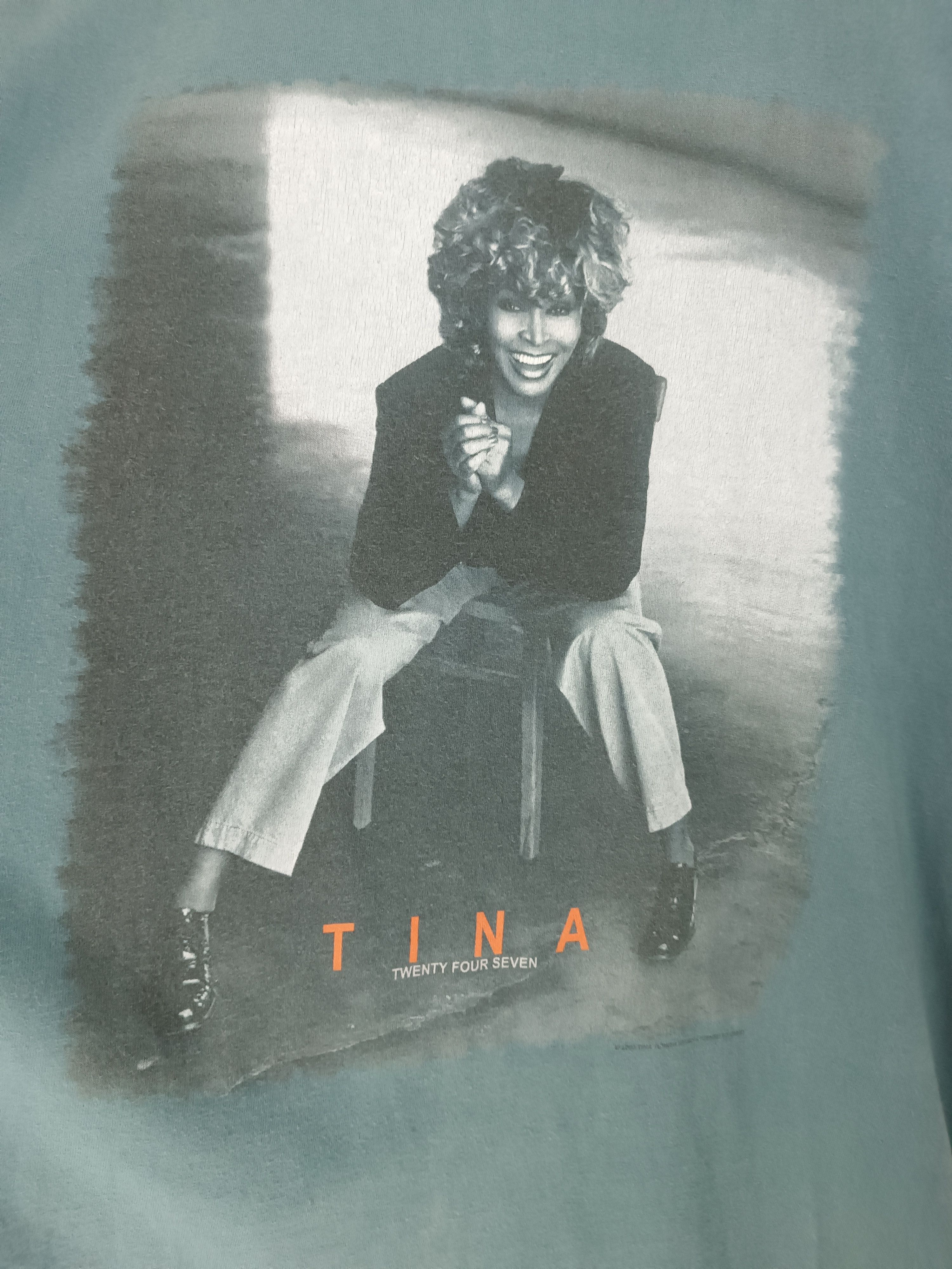Rap Tees VINTAGE 2000 TINA TURNER 24 SEVEN TEE whitney jackson prince Size US XL / EU 56 / 4 - 10 Thumbnail