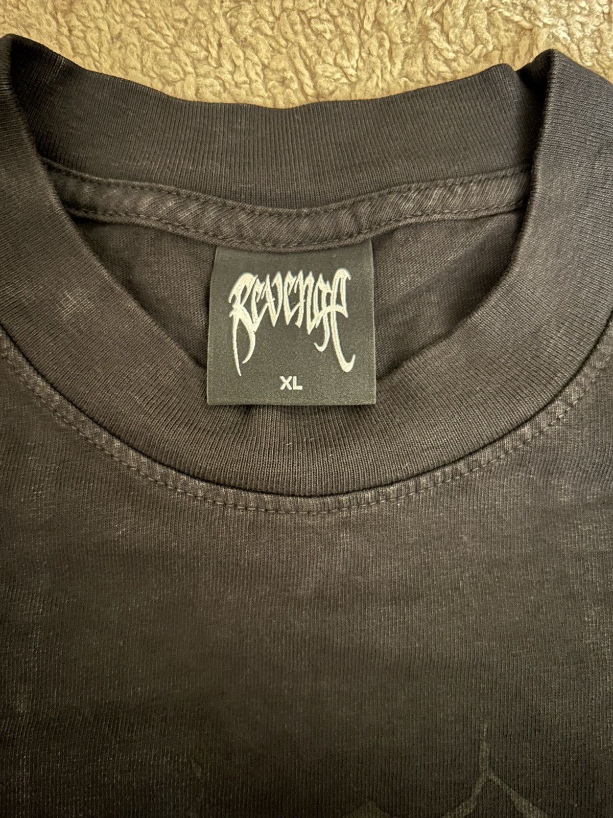 Revenge Revenge Gradient Lighting Tee Black/Dark Red Size X-large Size US XL / EU 56 / 4 - 6 Thumbnail