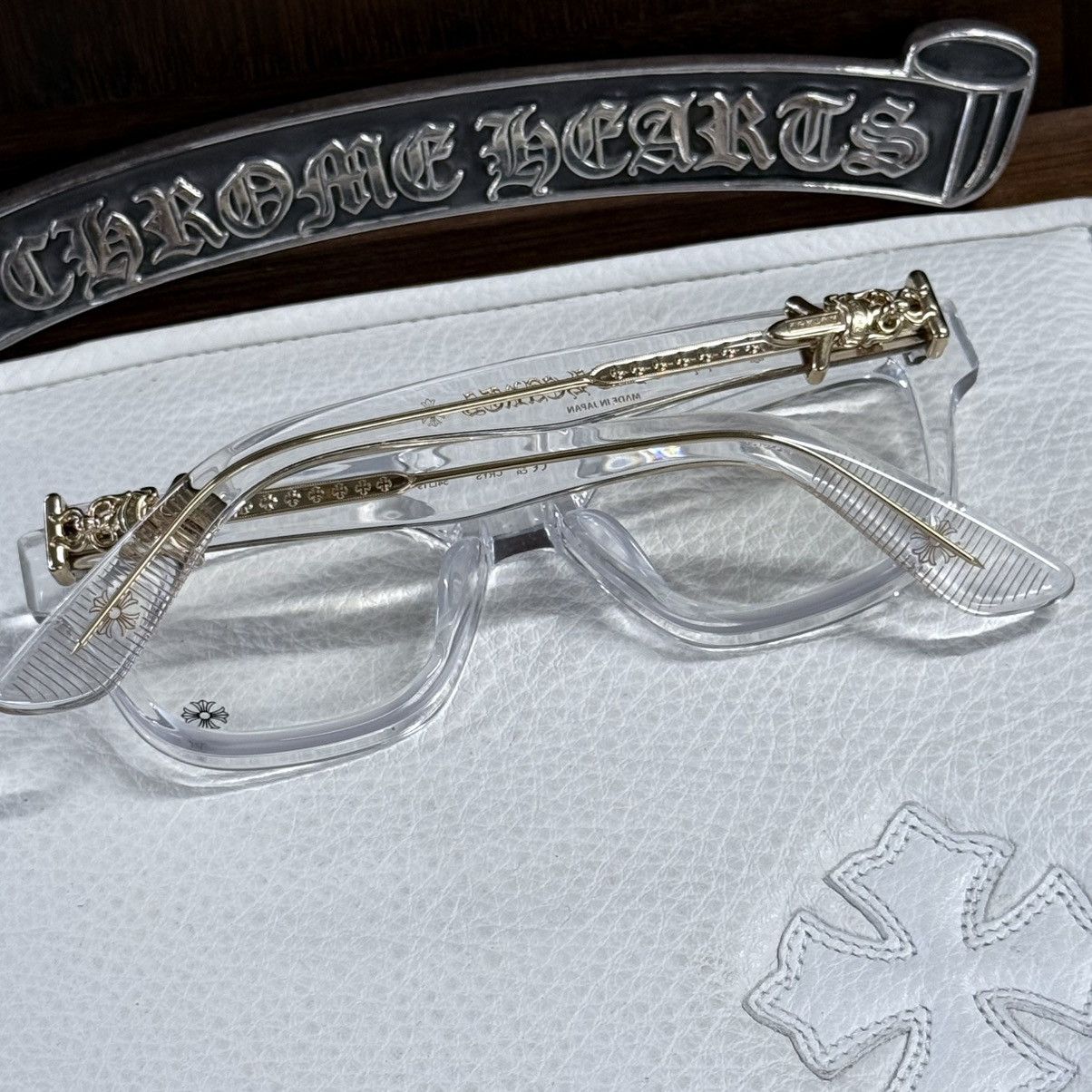 Chrome Hearts Chrome Hearts Vagillionaire II Glasses Size ONE SIZE - 2 Thumbnail