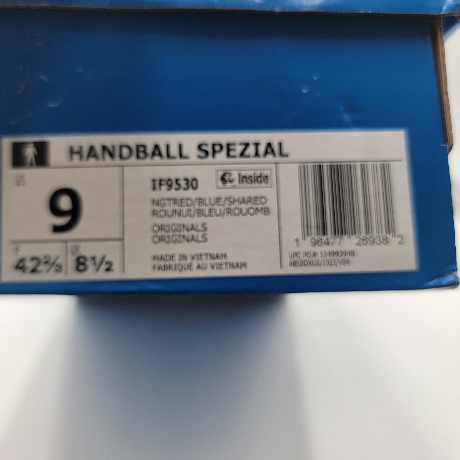 Adidas Adidas Handball Spezial Men Shoes Sz 9, Color: Burgundy/Blue Size US 9 / EU 42 - 11 Thumbnail