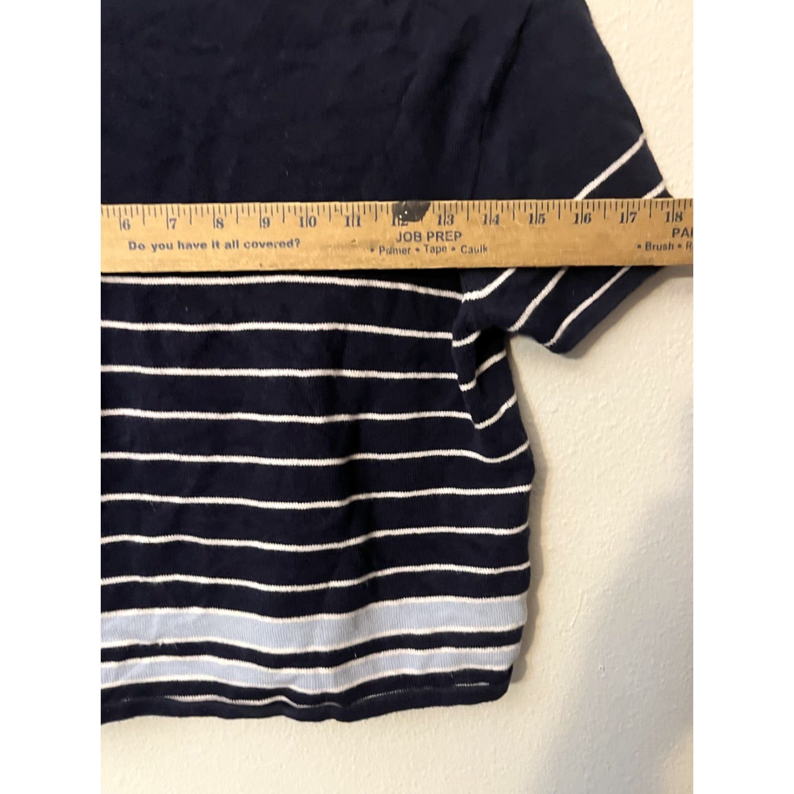 American Eagle Outfitters VINTAGE American Eagle Outfitters Sweater Shirt Women's M Blue Striped Knit Full Zip Fashion Size M / US 6-8 / IT 42-44 - 5 Thumbnail