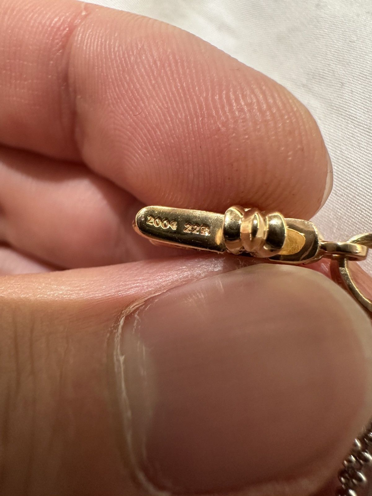 Chrome Hearts Chrome Hearts 22k Baby Fat Sapphire Size ONE SIZE - 4 Thumbnail
