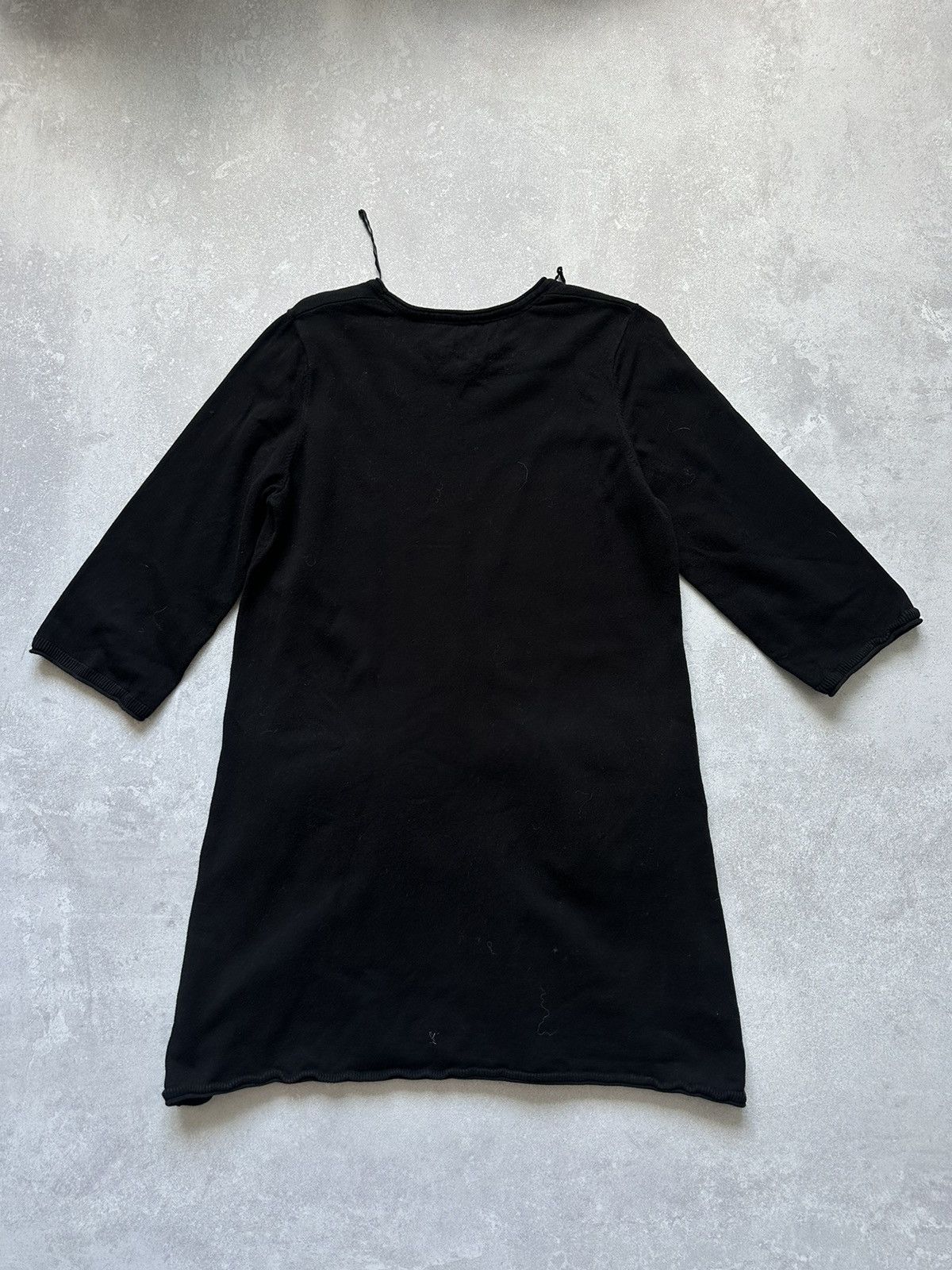 Gudrun Sjoden GUDRUN SJODEN Black Long Sleeve Lagenlook A-Line Sweater Size L / US 10 / IT 46 - 12 Thumbnail