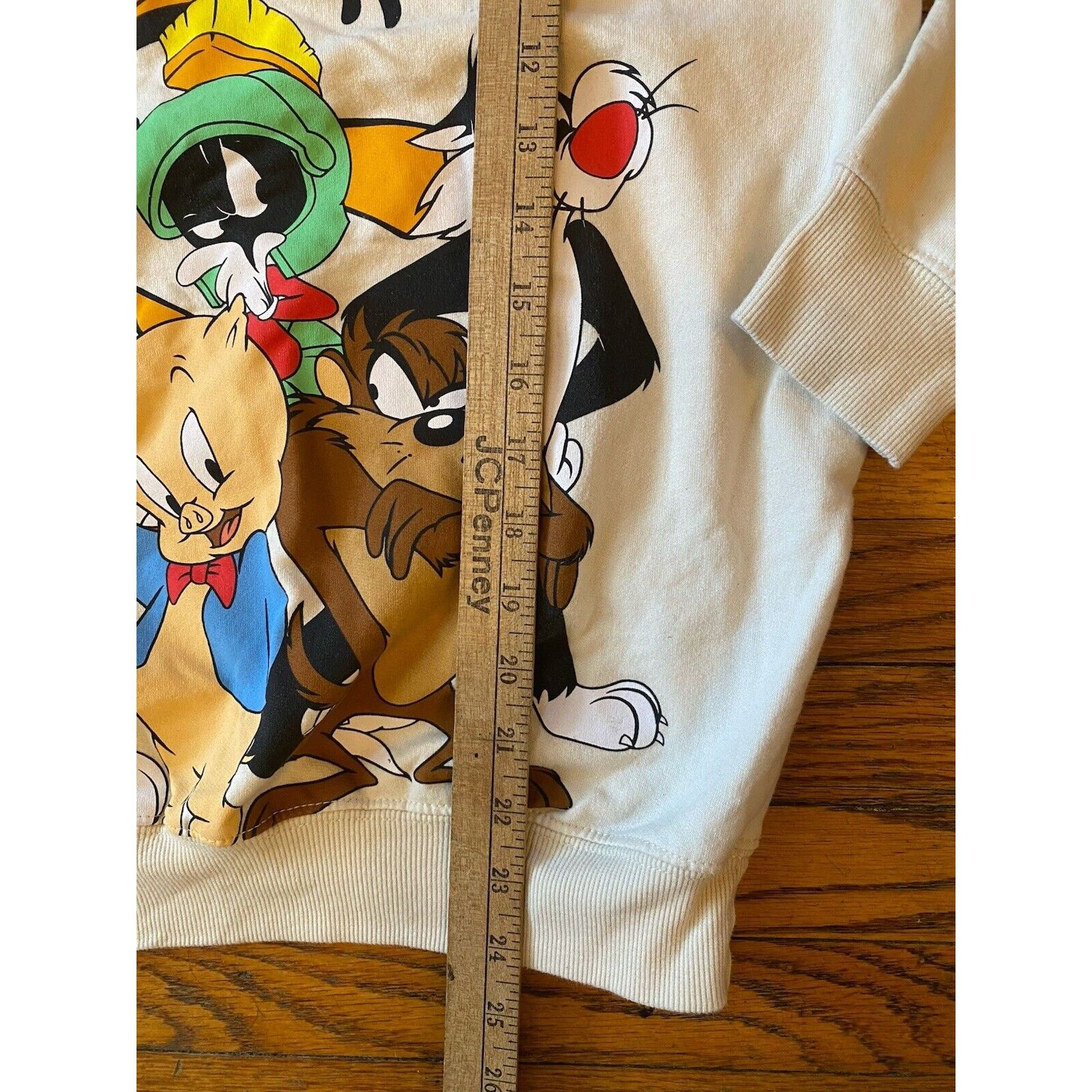 Other Looney Tunes Characters Sweatshirt Women’s Medium Cream Size M / US 6-8 / IT 42-44 - 8 Thumbnail