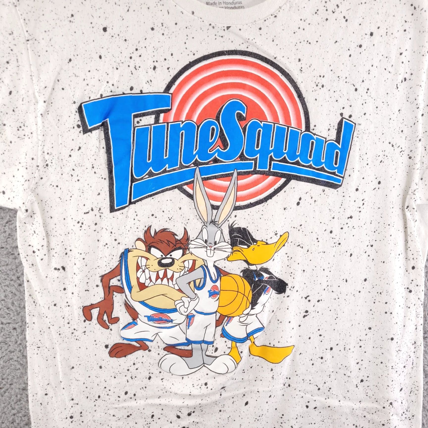 Vintage Space Jam Tune Squad T Shirt Mens Large Gray Short Sleeve Crew Neck Regular Fit Vintage No Size US L / EU 52-54 / 3 - 2 Thumbnail