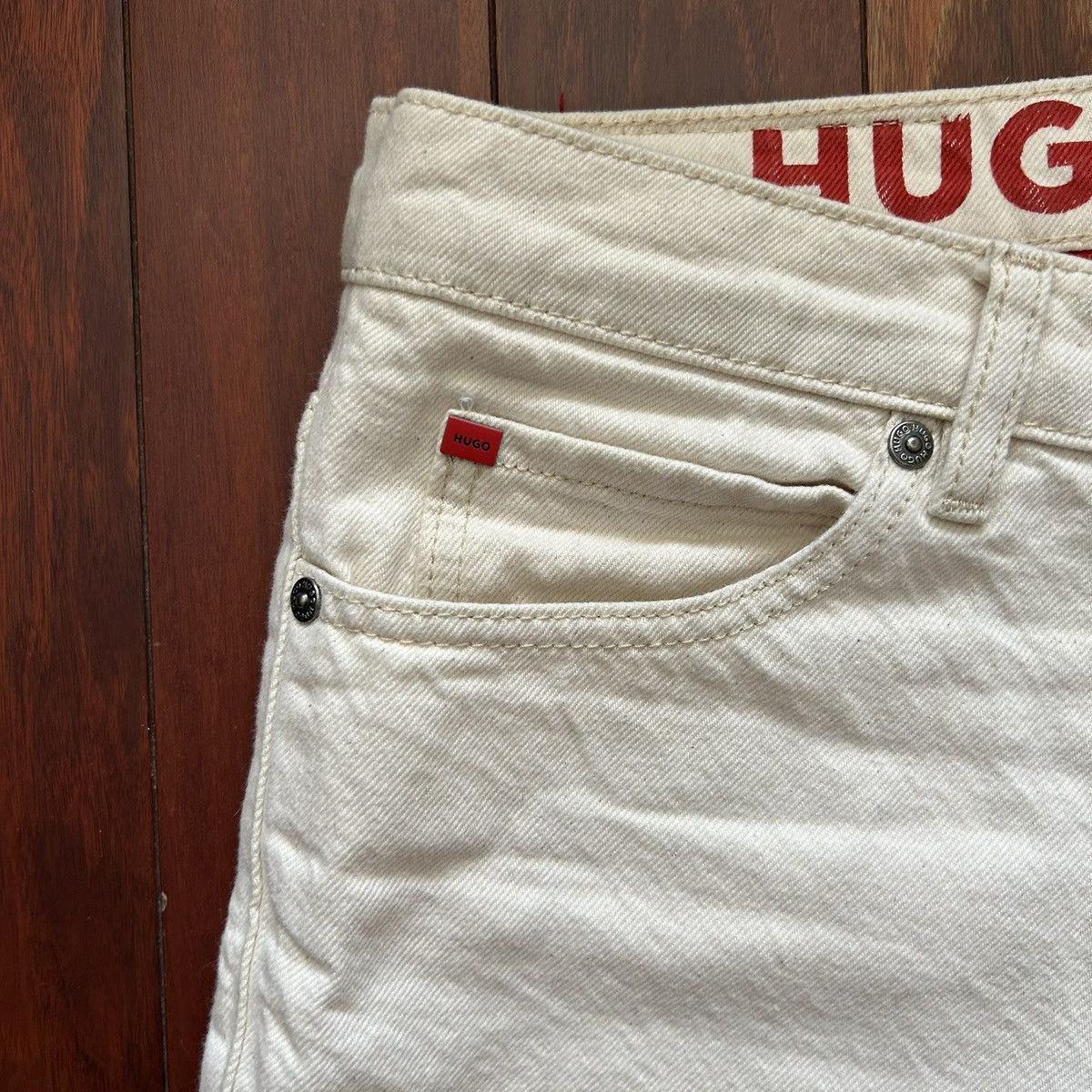 Hugo Hugo Boss White Jeans – Size 30, Inseam 32 Size US 30 / EU 46 - 5 Thumbnail