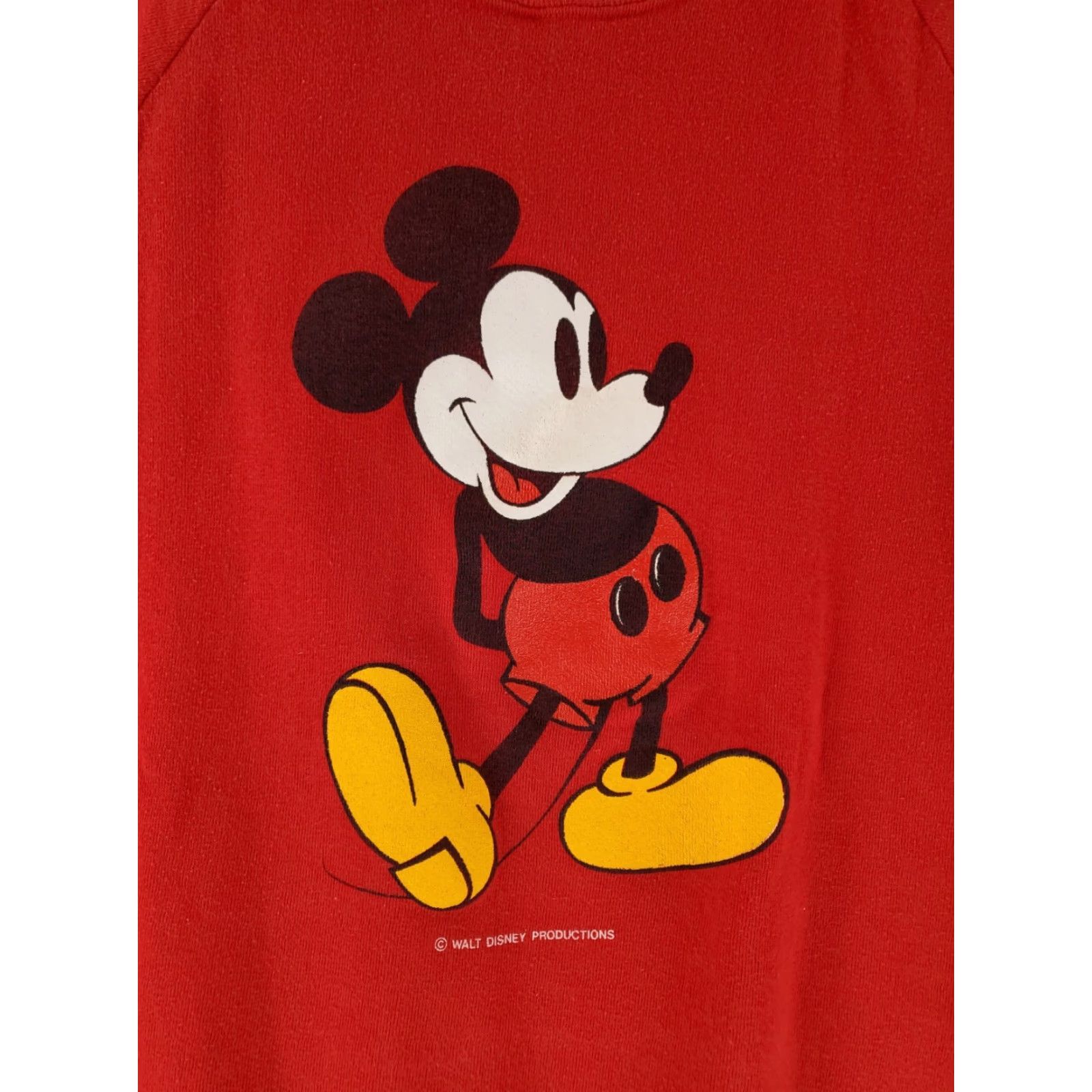 Jerzees VINTAGE Jerzees Sweatshirt Mickey Mouse Red Long Sleeve Made USA Mens L Size US L / EU 52-54 / 3 - 2 Thumbnail