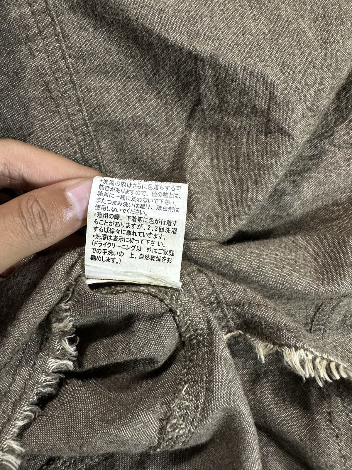 GOA GOA DISTRESSED BUTTON WESTERN SHIRT IFSIX LGB STYLE Size US M / EU 48-50 / 2 - 12 Thumbnail