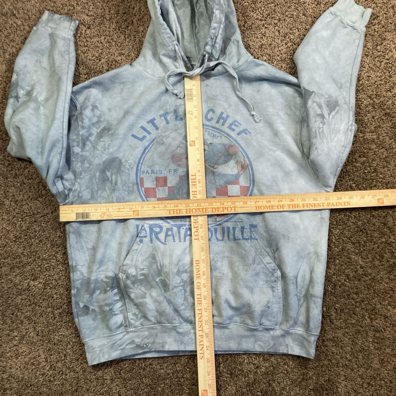 Disney Disney Pixar's Ratatouille Remy Little Chef Hoodie Tie Dye L Size US L / EU 52-54 / 3 - 6 Thumbnail