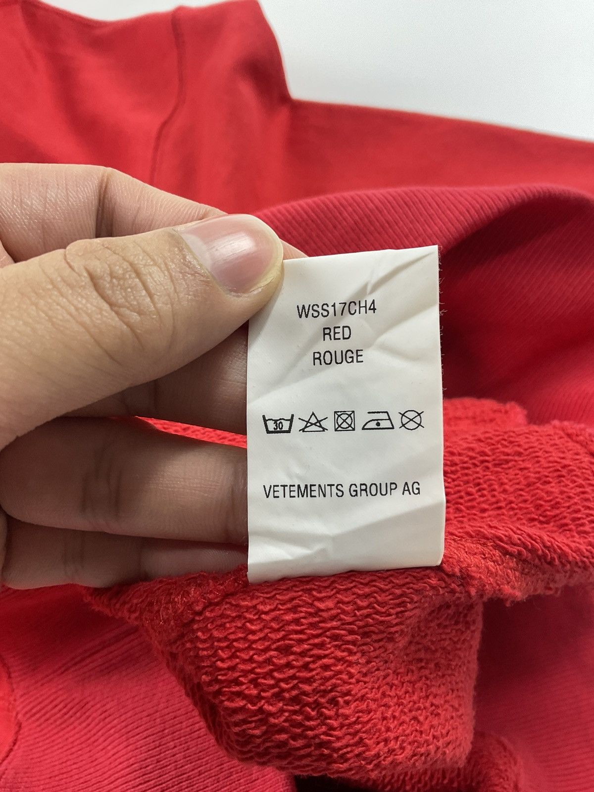 Vetements Vetements x Champion S/S'17 Inprogress Hoodie Size US M / EU 48-50 / 2 - 13 Thumbnail