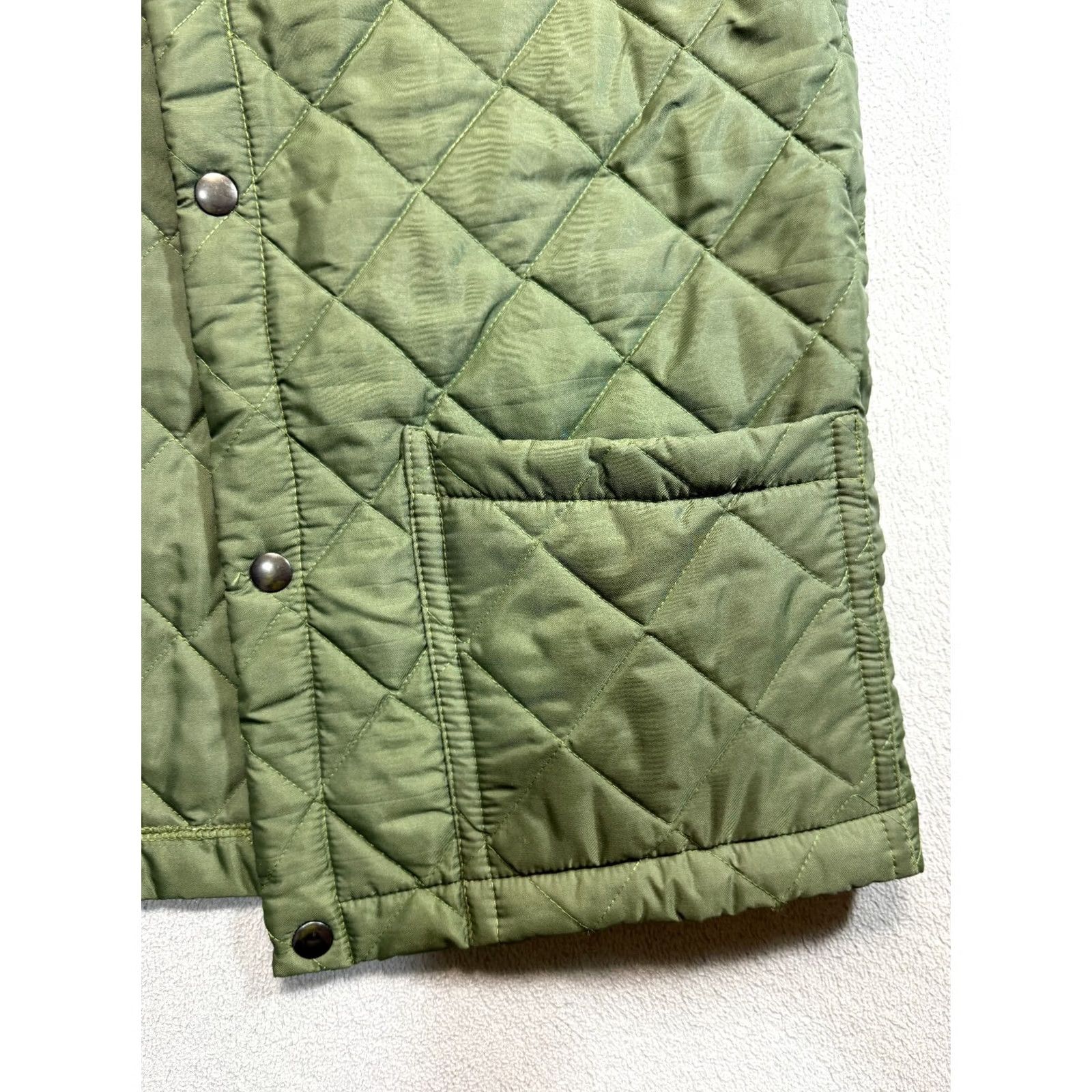 CO Vintage Dunn & Co. England green Quilted Vest Waistcoat Mens L Vest Quilted England green Dunn & Co. Mens L Vest Size US L / EU 52-54 / 3 - 3 Thumbnail