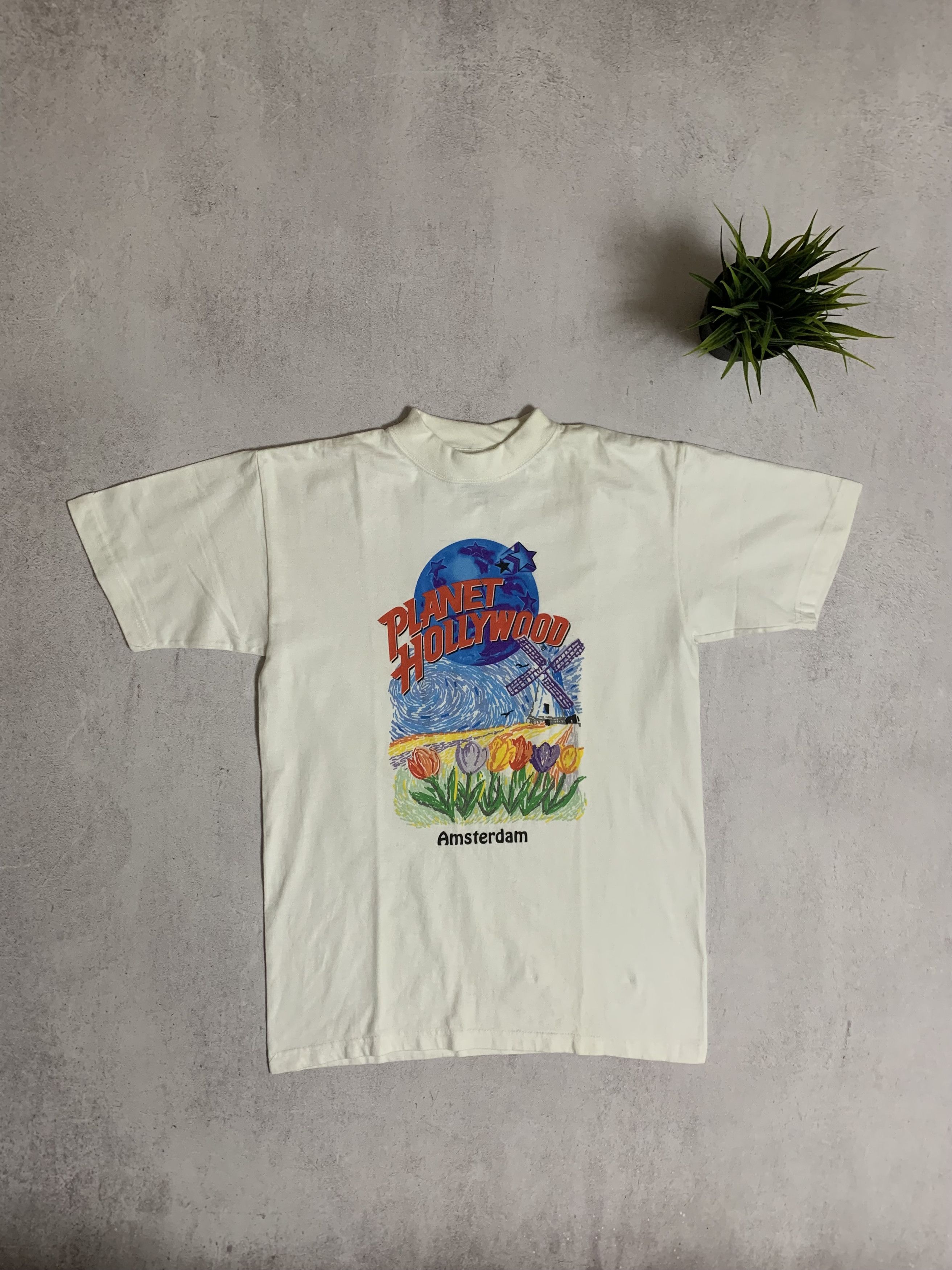 Japanese Brand × Vintage Vintage Planet Hollywood T Shirt Tee Amsterdam Baggy 90s Y2K Size US S / EU 44-46 / 1 - 1 Thumbnail