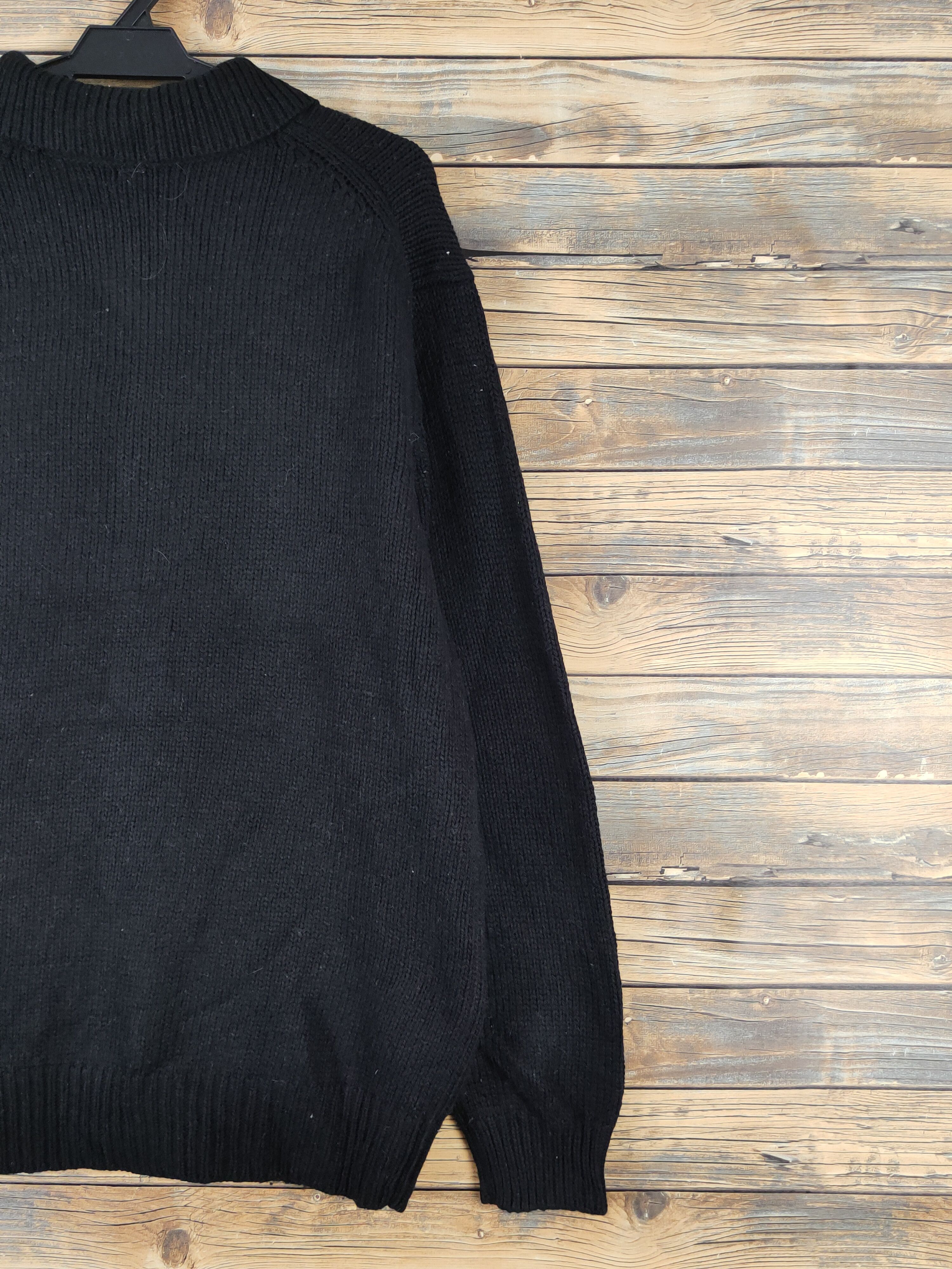 Homespun Knitwear Uniqlo Black Knitwear Cardigan #W1437 Size US XL / EU 56 / 4 - 9 Thumbnail