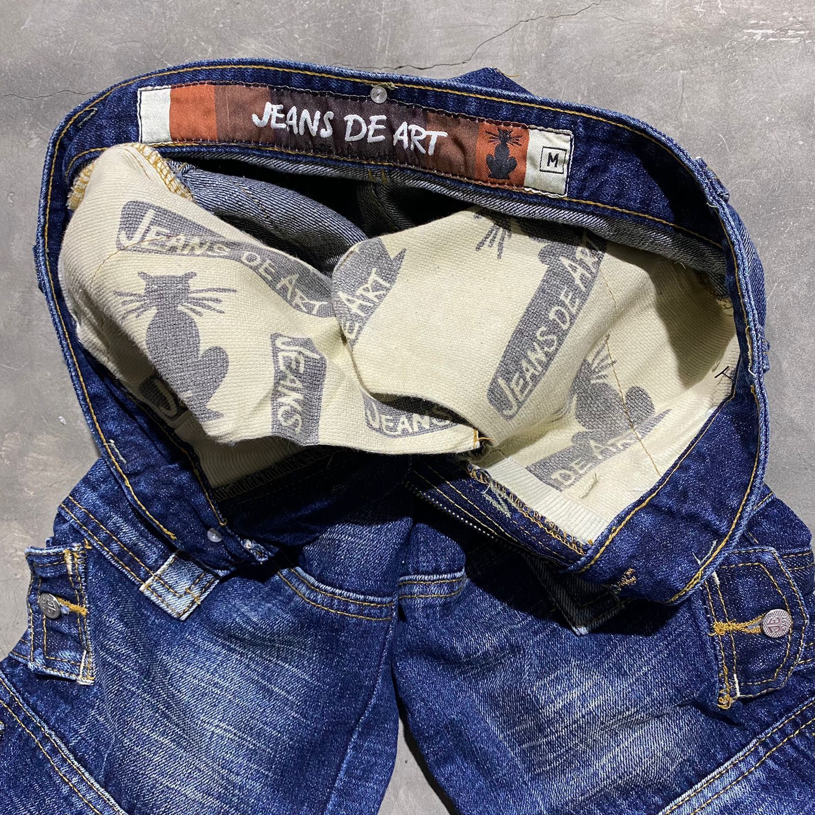 If Six Was Nine × Japanese Brand × Le Grande Bleu (L.G.B.) Jeanne D'art Multipocket Denim Pants Size US 28 / EU 44 - 7 Thumbnail