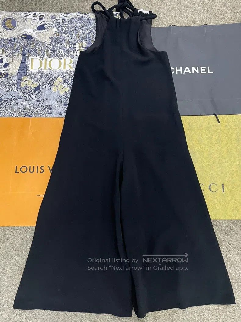 The Row The row size xs Black halterneck sleeveless jumpsuit Size 25" / US 0 / IT 36 - 1 Thumbnail