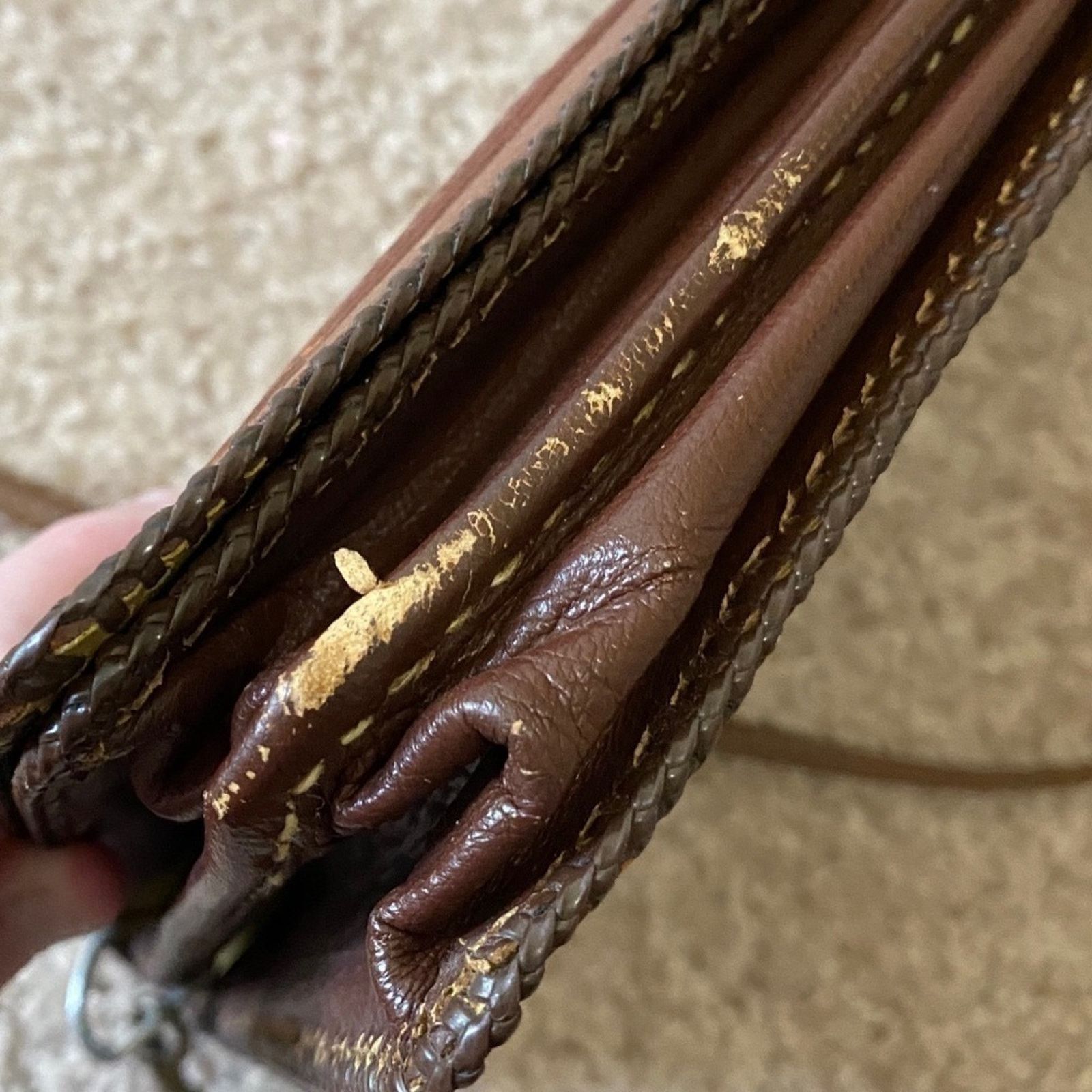 Vintage Vintage Brown Leather Hand Tooled Purse Size ONE SIZE - 11 Thumbnail