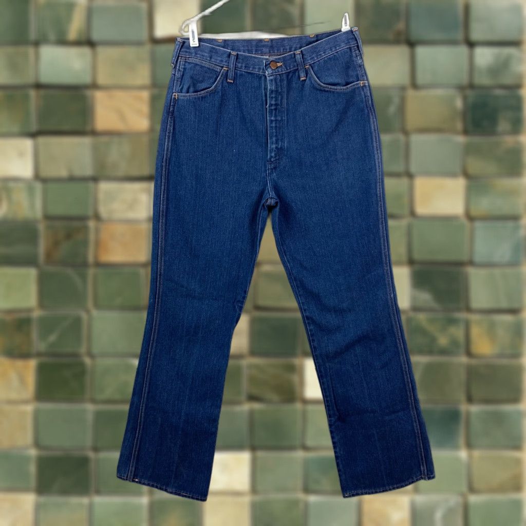 Wrangler VINTAGE Wrangler No-Fault Jeans Mens 36x36 Dark Wash Denim Scovill Jeans Size US 36 / EU 52 - 1 Thumbnail