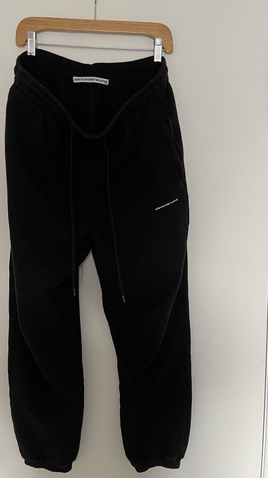 image of Alexander Wang Sweatpants in Black, Men's (Size 32)