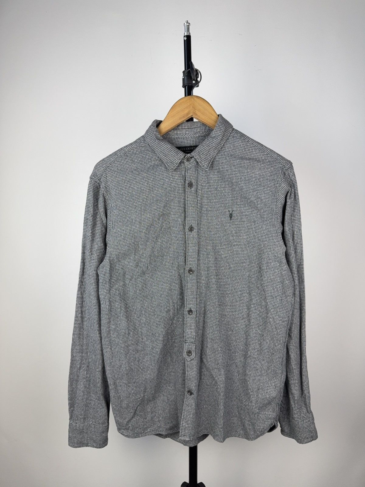 Allsaints Luxury Designer AllSaints plaid pattern flannel shirt Size US M / EU 48-50 / 2 - 1 Thumbnail