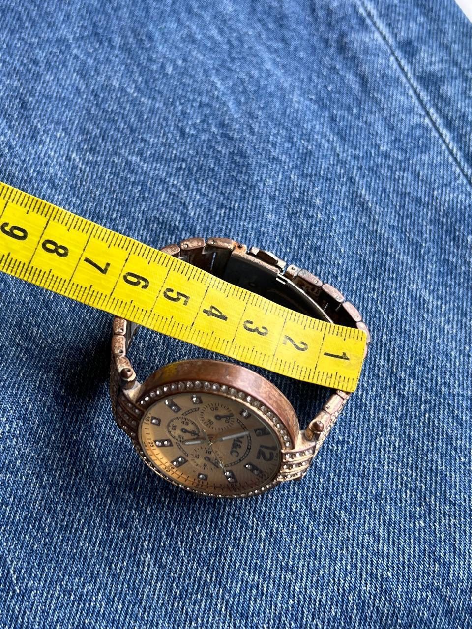 Designer × Japanese Brand × Vintage Bronze Brown vintage watch rhinestones bracelet Watches Size ONE SIZE - 7 Thumbnail