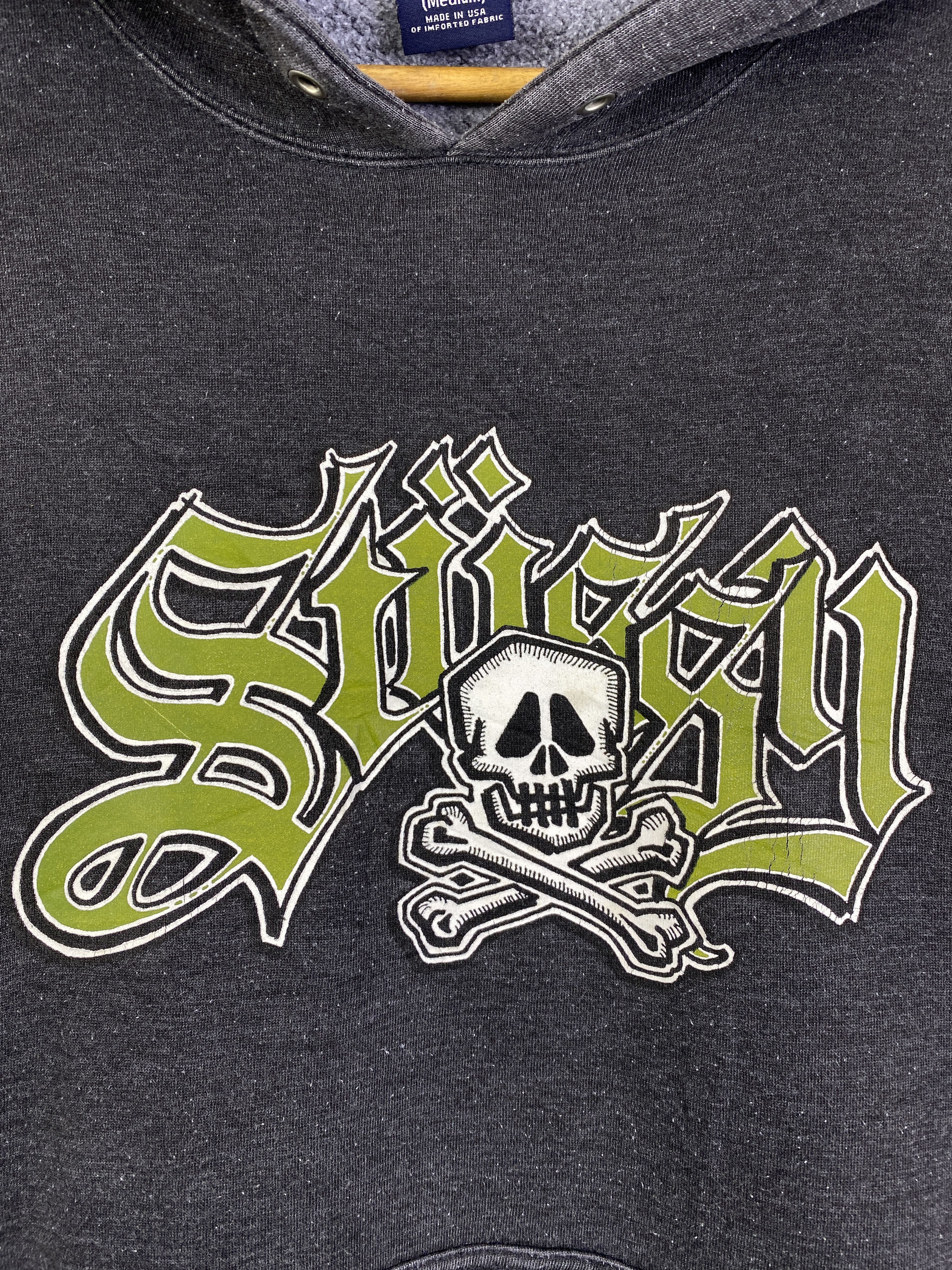 Stussy Vintage 90s Stussy Grafitti Logo Pullover Hoodie SH0257 Size US M / EU 48-50 / 2 - 10 Thumbnail