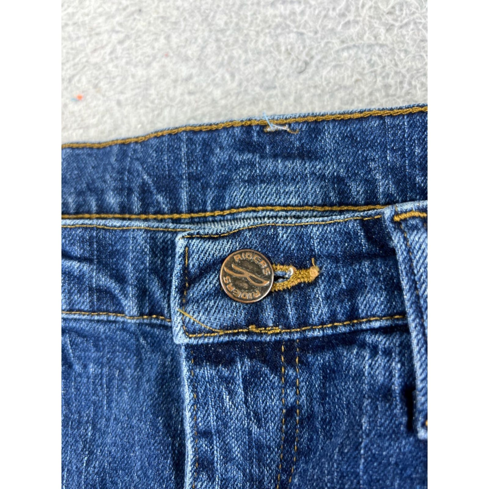 Wrangler VINTAGE Wrangler Jeans Womens 10 P Blue Denim Carpi Cotton Blend Mid Rise 27x18 Size 32" / US 10 / IT 46 - 7 Thumbnail