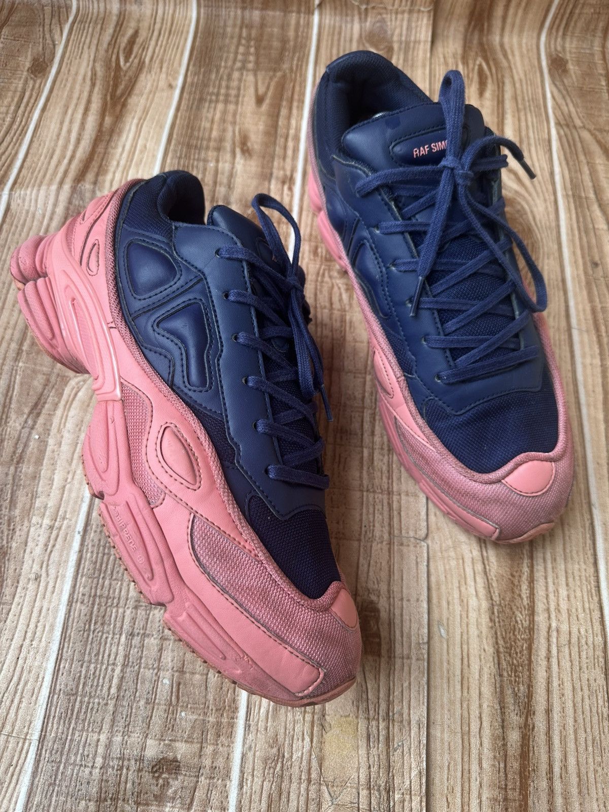 Adidas × Raf Simons Adidas Raf Simons “Tactile Rose” Low Top Sneaks Size US 10.5 / EU 43-44 - 1 Thumbnail