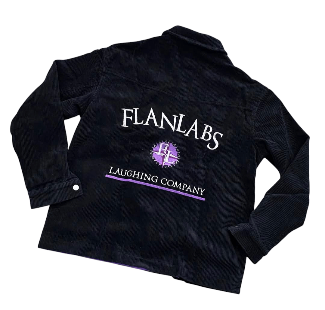 Japanese Brand flan labs corduroy jacket "laughing company" Size US M / EU 48-50 / 2 - 1 Thumbnail