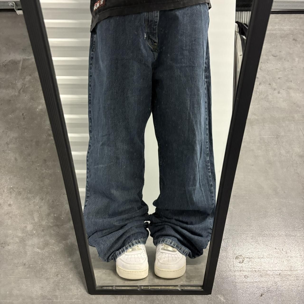 Nautica Crazy Vintage Y2K/2000s Super Baggy Wideleg Nautica Dark Blue Wash Denim Jeans! Size US 40 / EU 56 - 1 Thumbnail