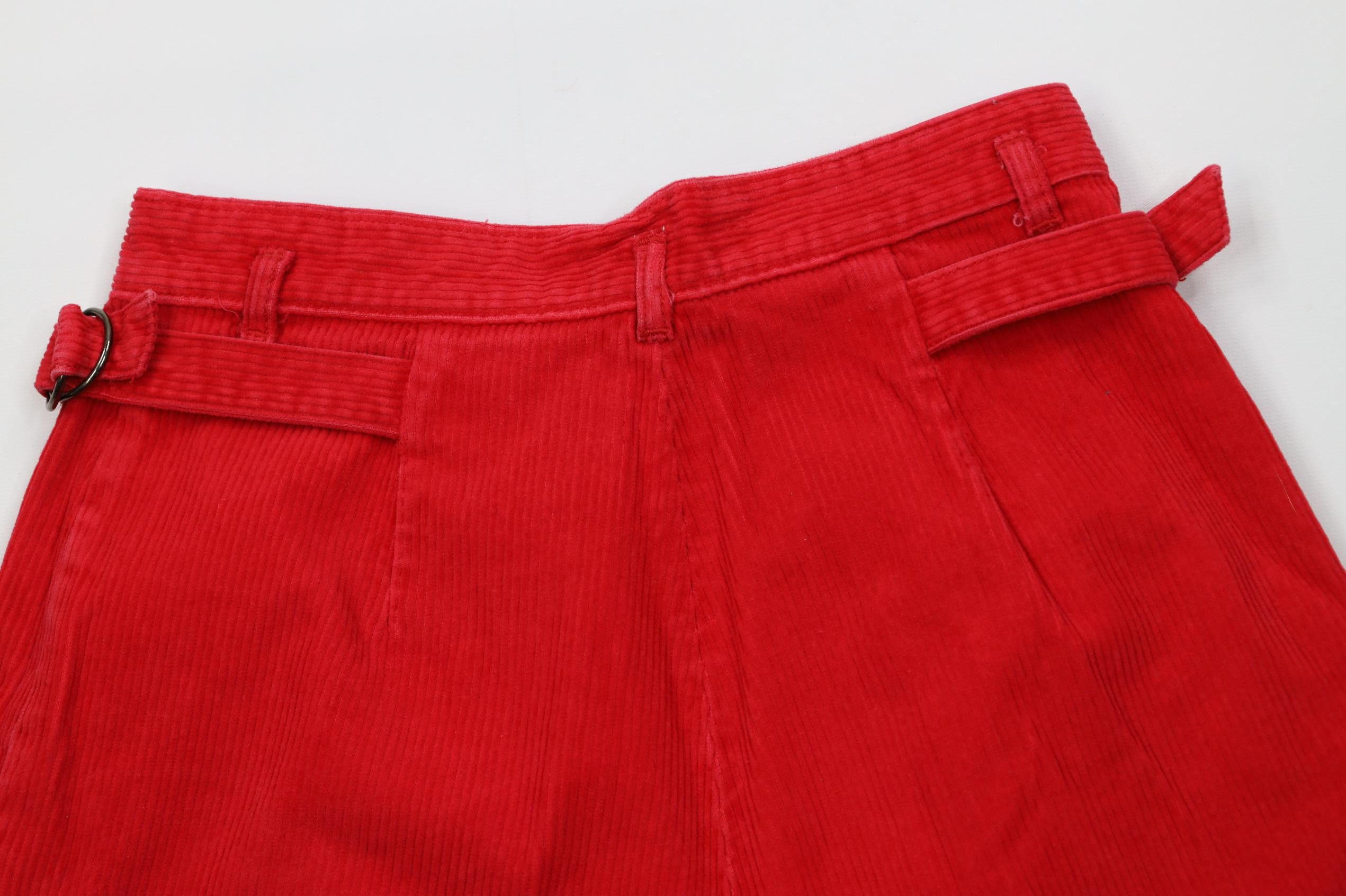 Vintage Vintage 90s Streetwear Buckle Gurkha Safari Corduroy Shorts Size 32" / US 10 / IT 46 - 11 Thumbnail
