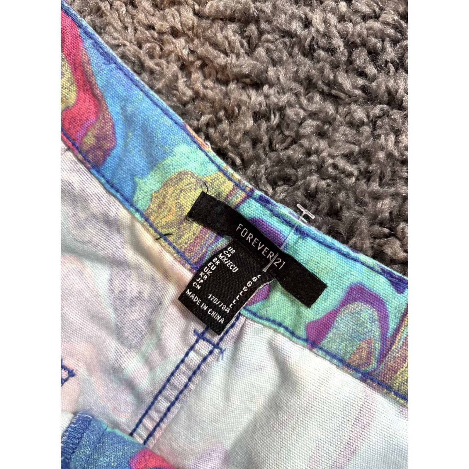 Forever 21 2. Keep exact spelling and capitalization from original (Forever 21 Carpenter Jeans Womens 28x28 Tye Dye Psycodelic Baggy Wide Party Y2K) Size 28" / US 6 / IT 42 - 6 Thumbnail