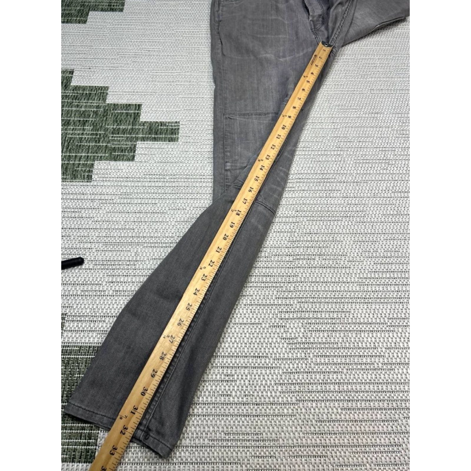 Allsaints Allsaints Jeans Mens 32 Reynolds Biker Gray Denim Cigarette Leg Slim Skinny 32 in Gray Mens Jeans Size US 32 / EU 48 - 6 Thumbnail